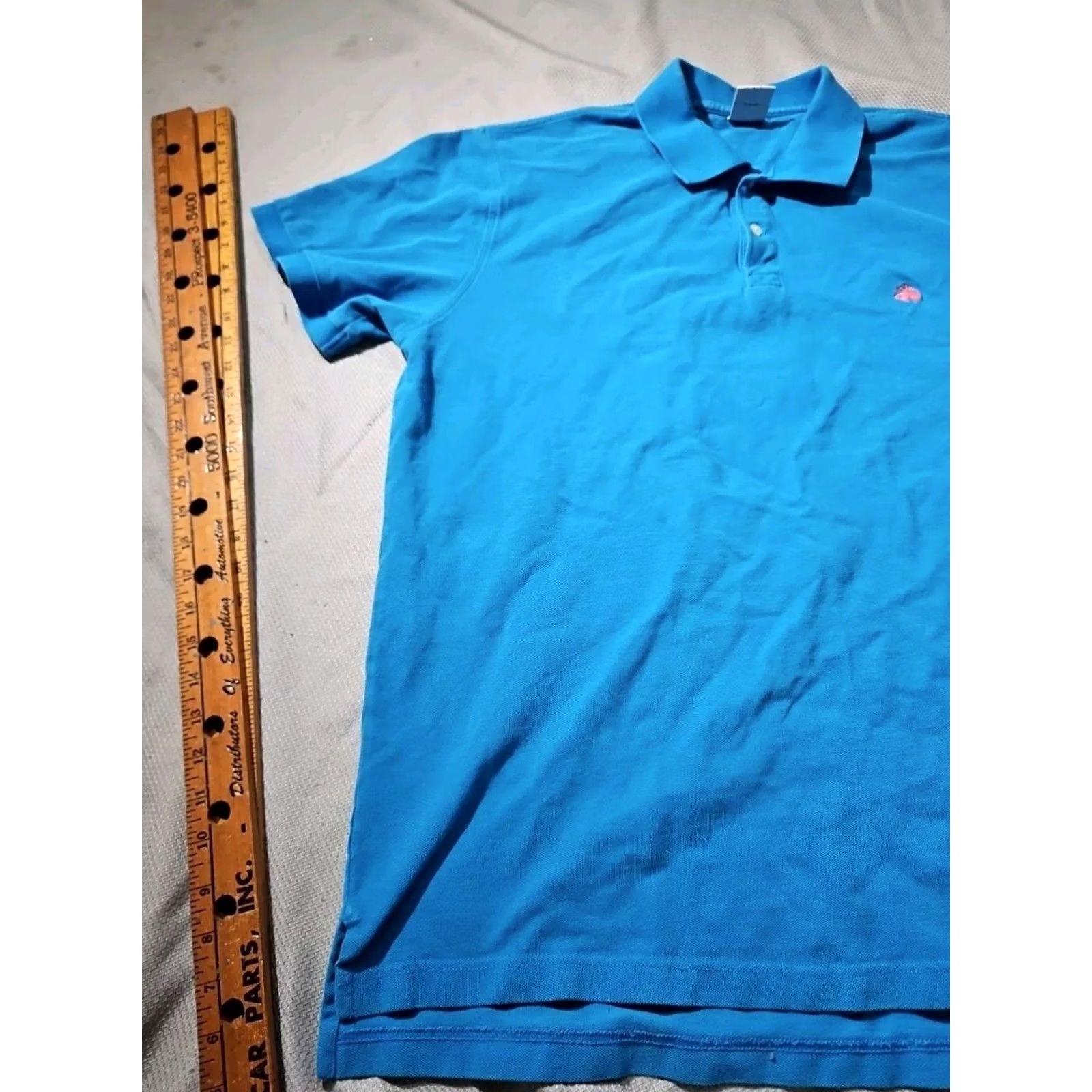 Brooks Brothers Brooks Brothers 346 Polo Shirt Mens XXL 2XL Blue Button Logo Slim Fit Preppy Polo Shirt Regular Fit Men Size US XXL / EU 58 / 5 - 3 Thumbnail