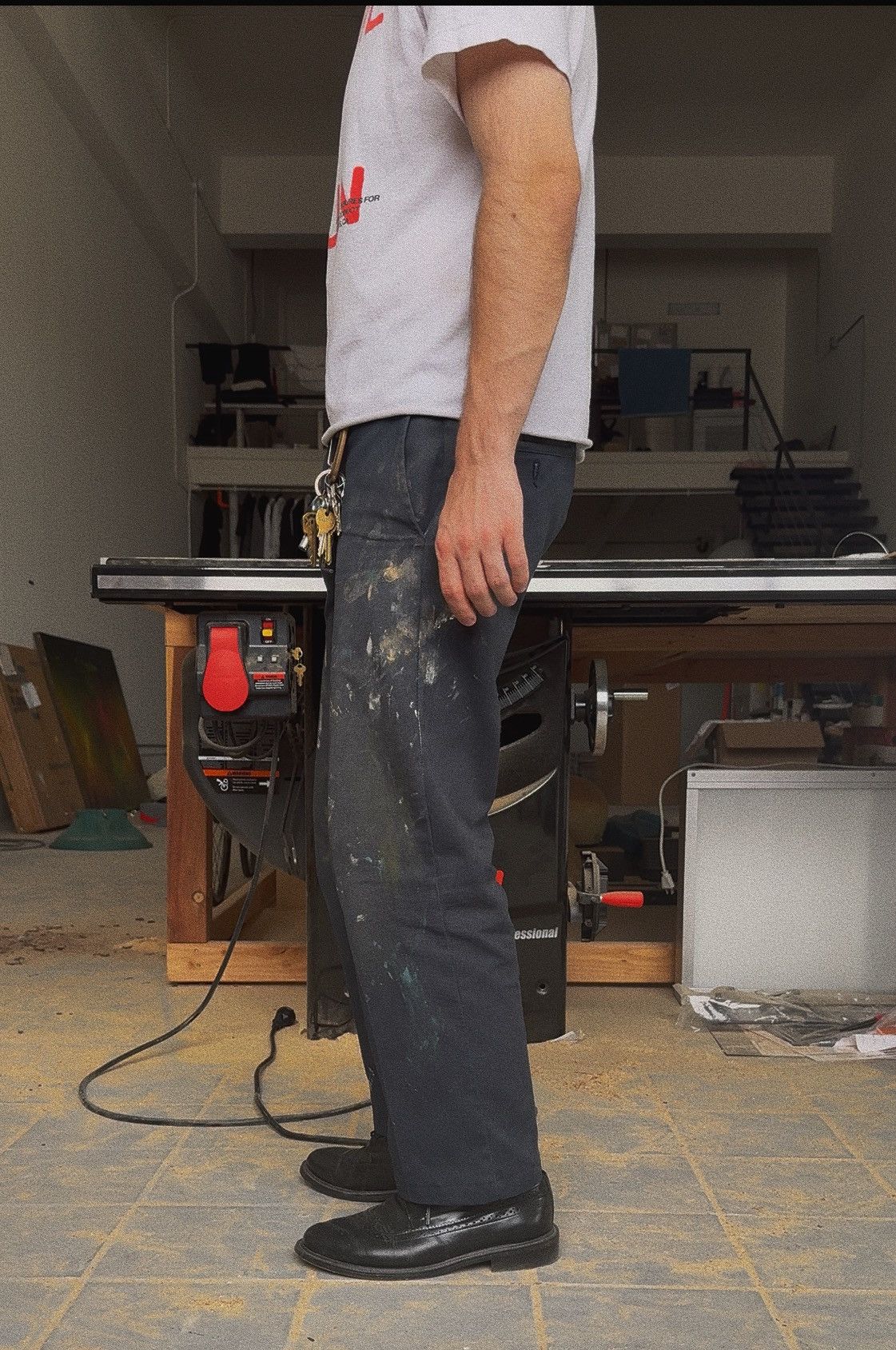 Dickies ratbox piece of shit dickies work pants Size US 32 / EU 48 - 3 Thumbnail