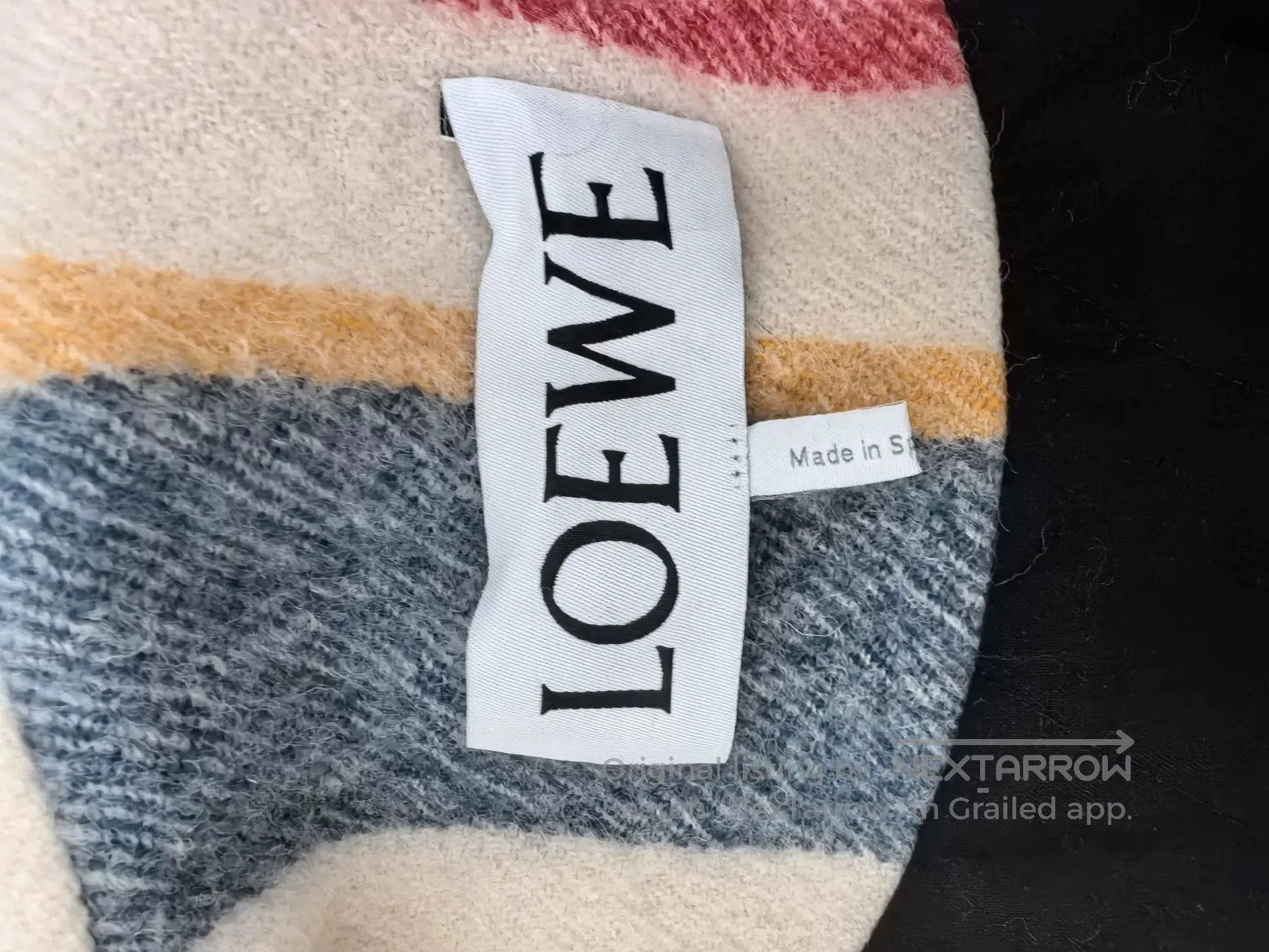 Loewe Loewe Wool Leather Striped Coat. Size US S / EU 44-46 / 1 - 3 Thumbnail