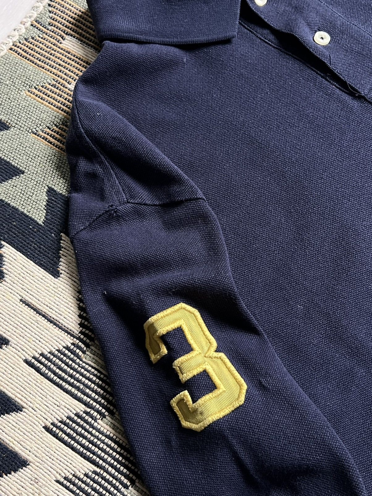 Polo Ralph Lauren × Vintage Vintage 90’s Polo Ralph Lauren Rugby Shirt Long sleeve Size US L / EU 52-54 / 3 - 6 Thumbnail
