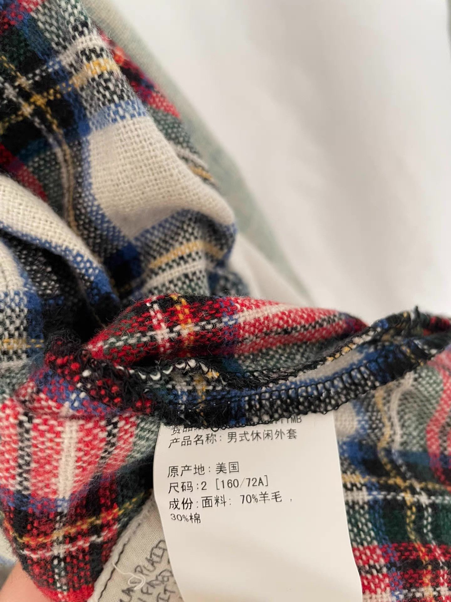 Greg Lauren Greg Lauren Early Wool Plaid Kimono Jacket Ｑ21 Size US M / EU 48-50 / 2 - 6 Thumbnail