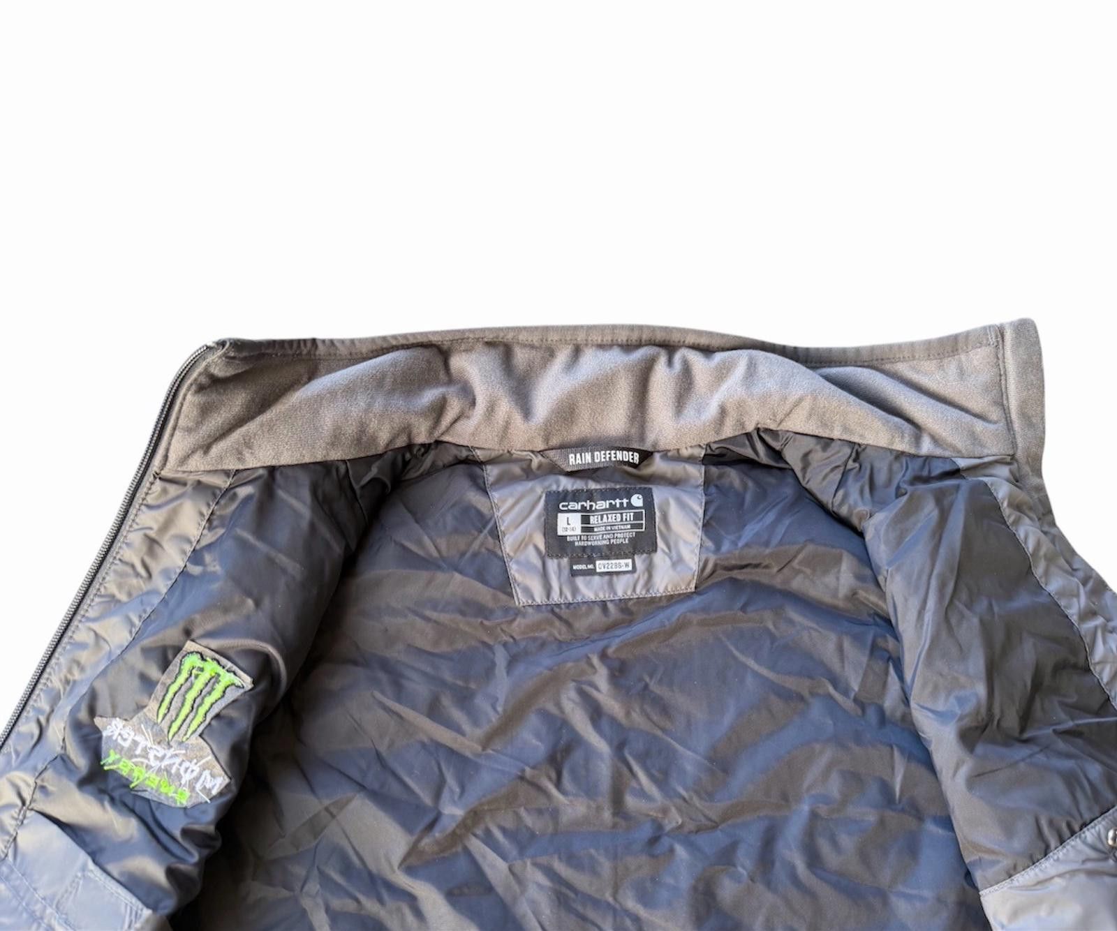 Carhartt NWT Monster Energy x Carhartt Rain Defender Vest 22” X 26” Size L / US 10 / IT 46 - 8 Thumbnail