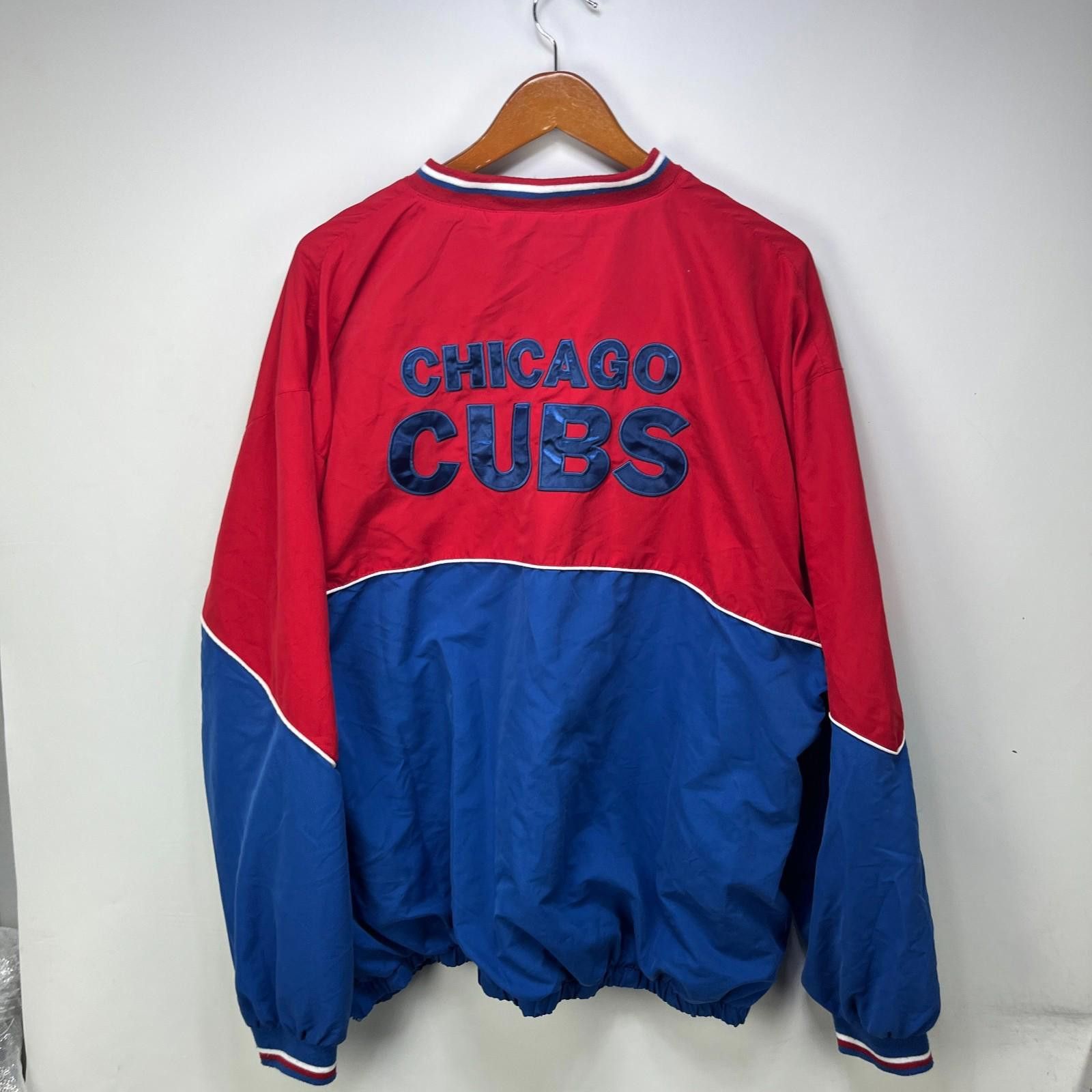Vintage Vintage Chicago Cubs MLB Pullover Windbreaker Jacket 2XL Size ONE SIZE - 3 Thumbnail
