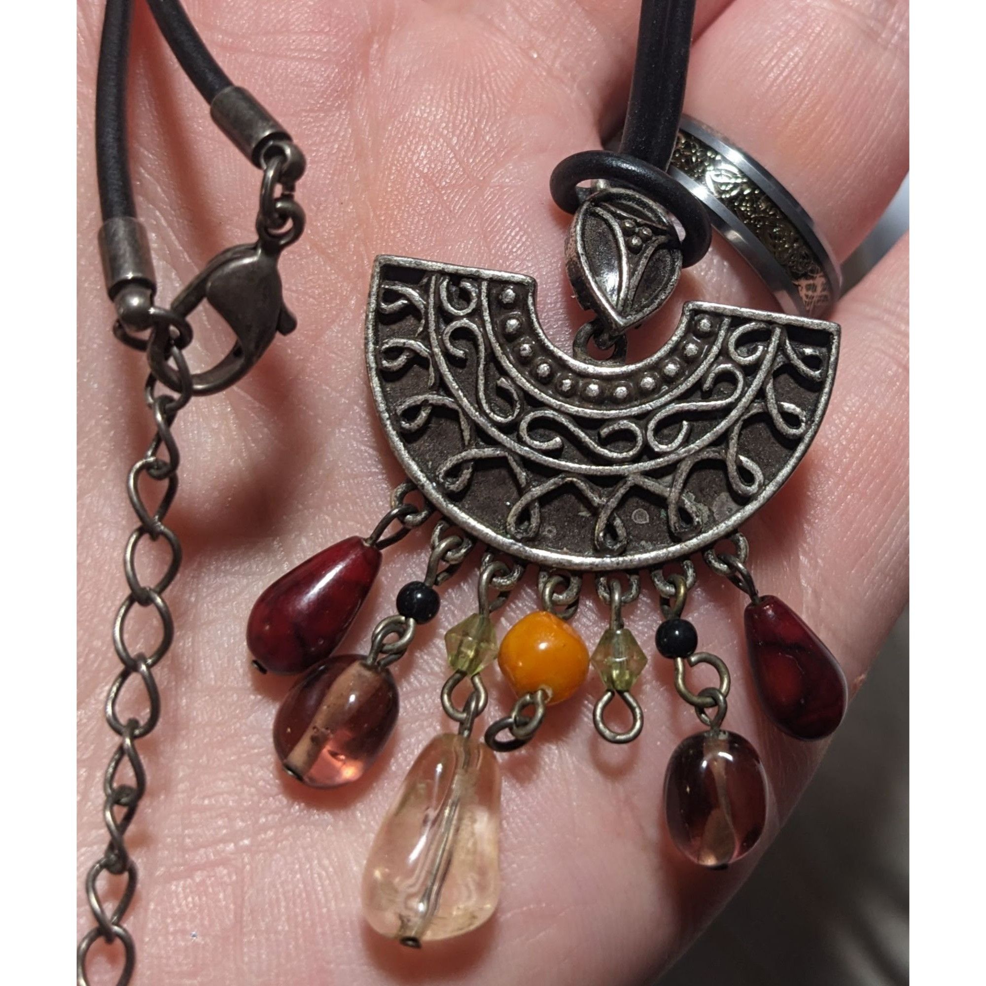 Other Retro Bohemian Glass Tassel Pendant Necklace Size ONE SIZE - 11 Thumbnail