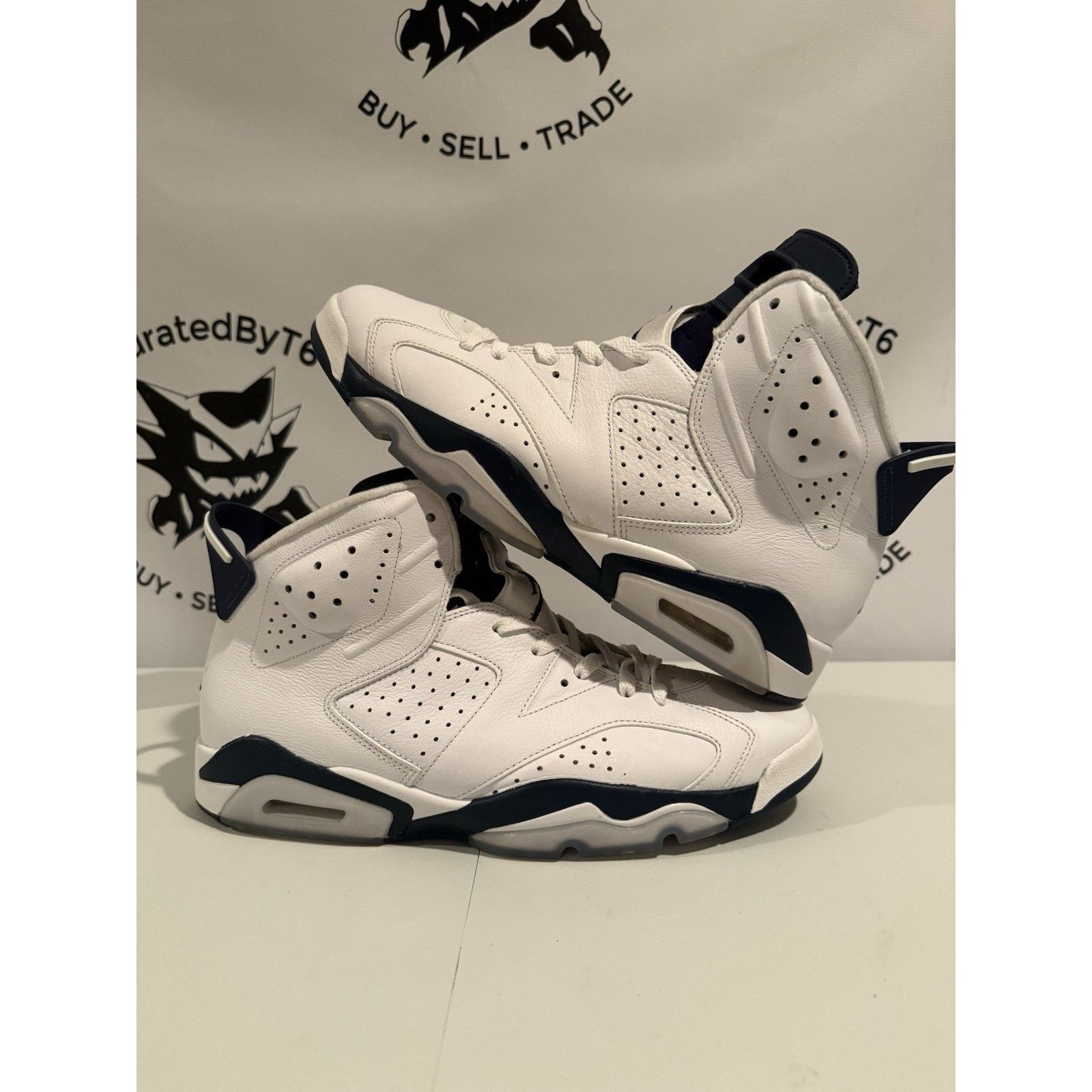 Jordan Brand Jordan 6 Retro Midnight Navy 2022 CT8529-141 Men’s Size 13 Size US 13 / EU 46 - 1 Thumbnail