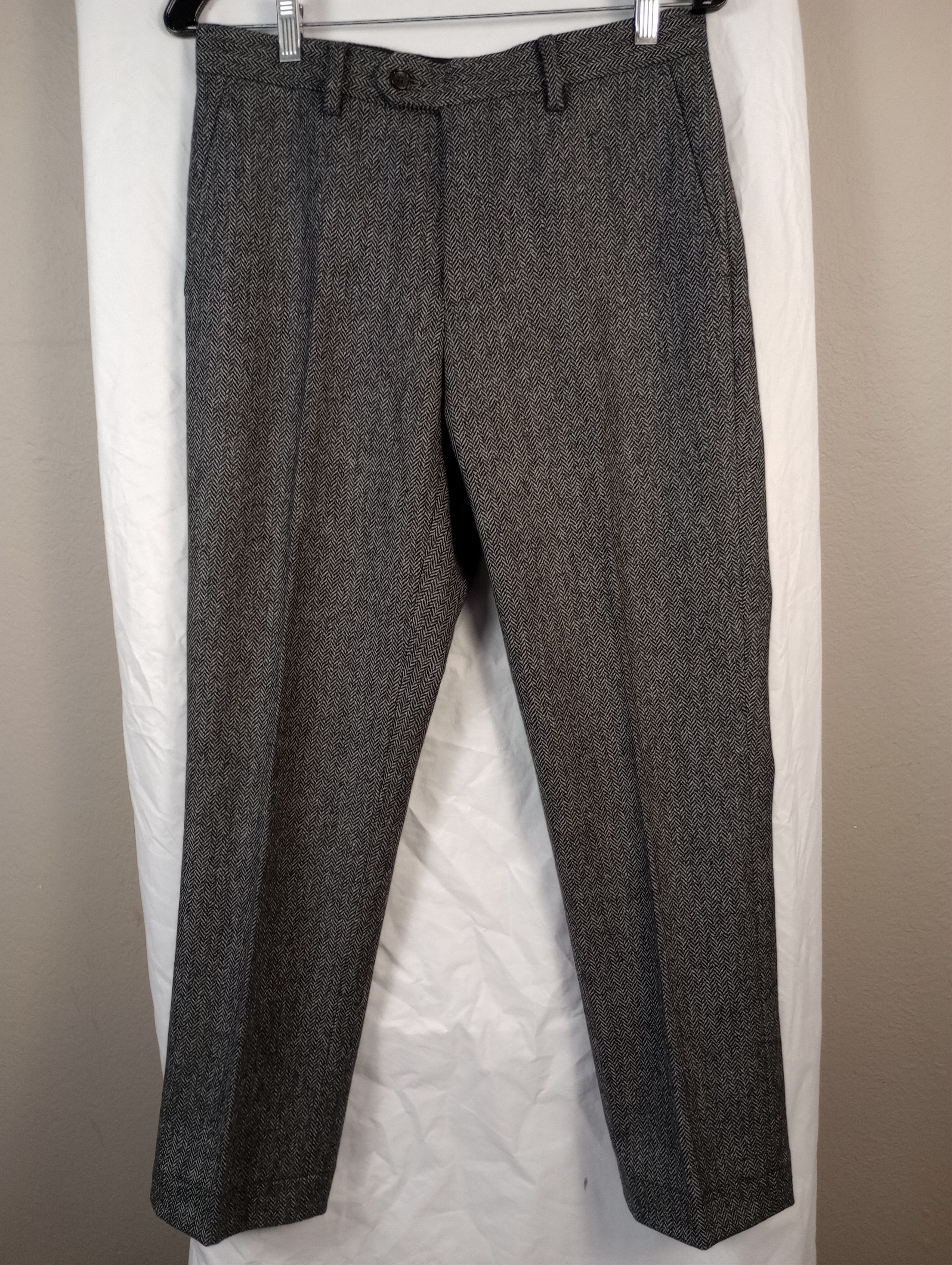 Spier & Mackay Spier And Mackay Slim Trouser W30 - Medium Gray Herringbone Size 36R - 1 Thumbnail