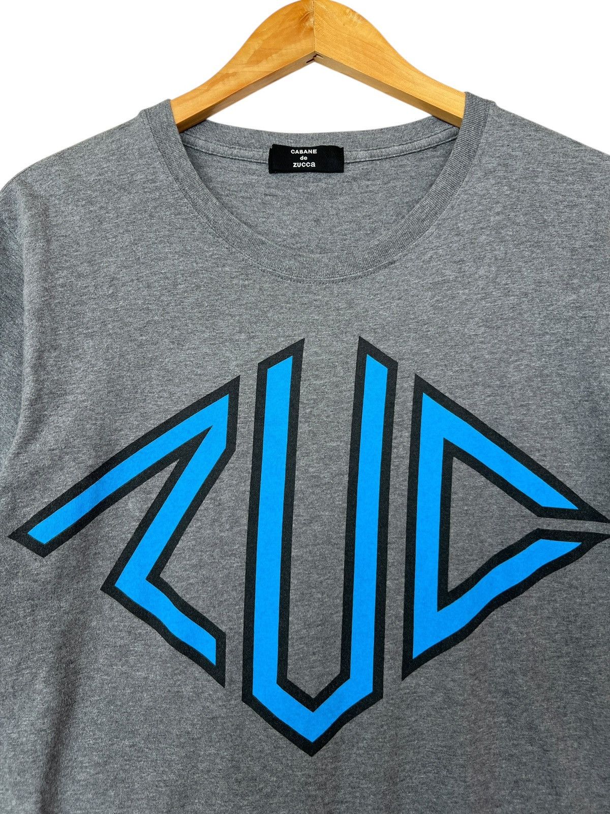 CABANE de ZUCCa Cabane De Zucca By Issey Miyake Spellout Grey Tees Size S Size US S / EU 44-46 / 1 - 3 Thumbnail