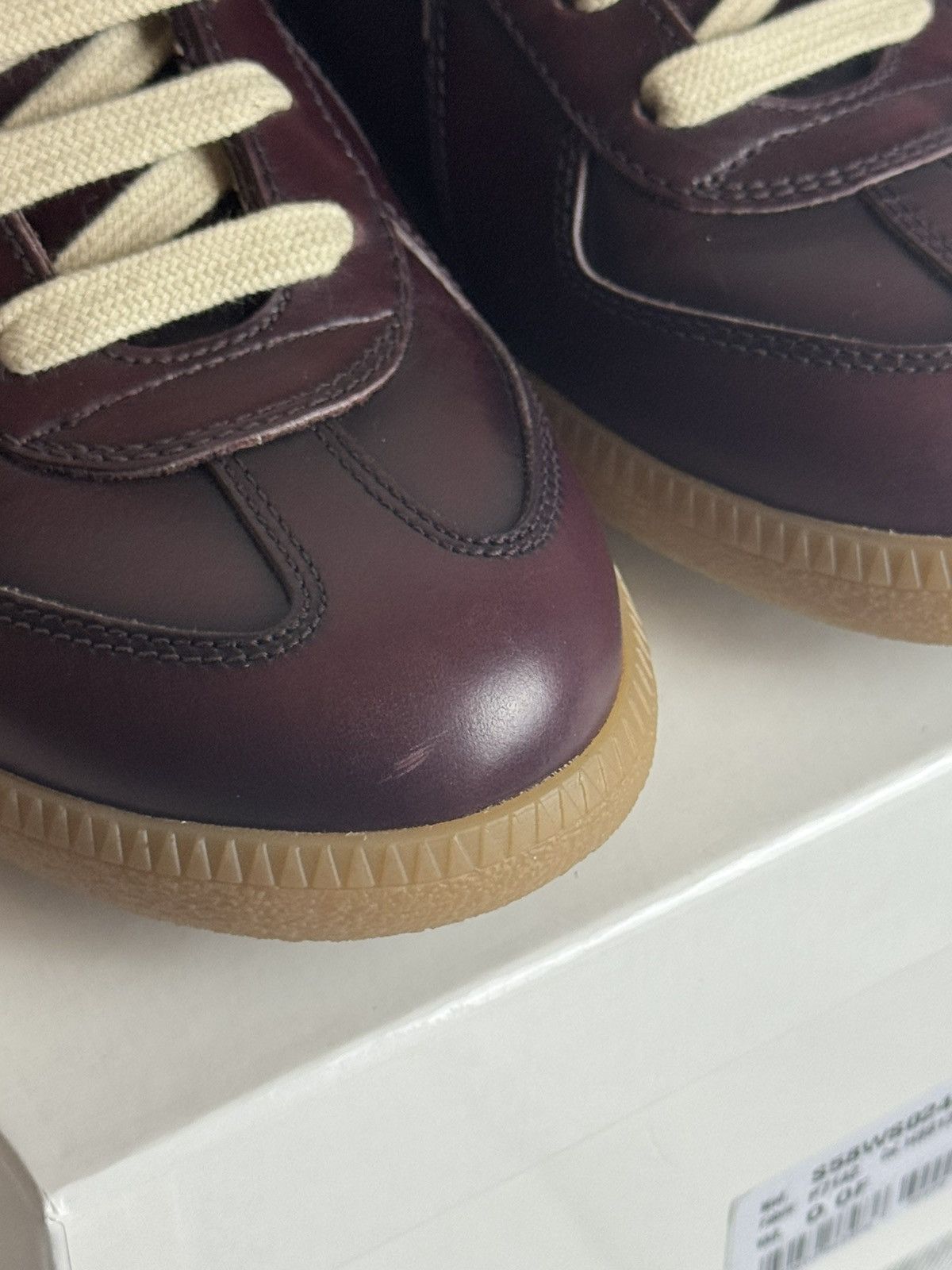 Maison Margiela Maison Margiela GAT Sneakers - Red / Black / Gum 39 Size US 9 / IT 39 - 8 Thumbnail