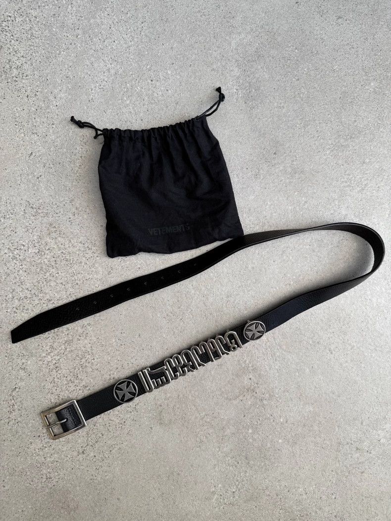 Vetements Vetements 19SS Georgia Logo Belt Strap belt 2503-Nextarrow Size ONE SIZE - 2 Thumbnail