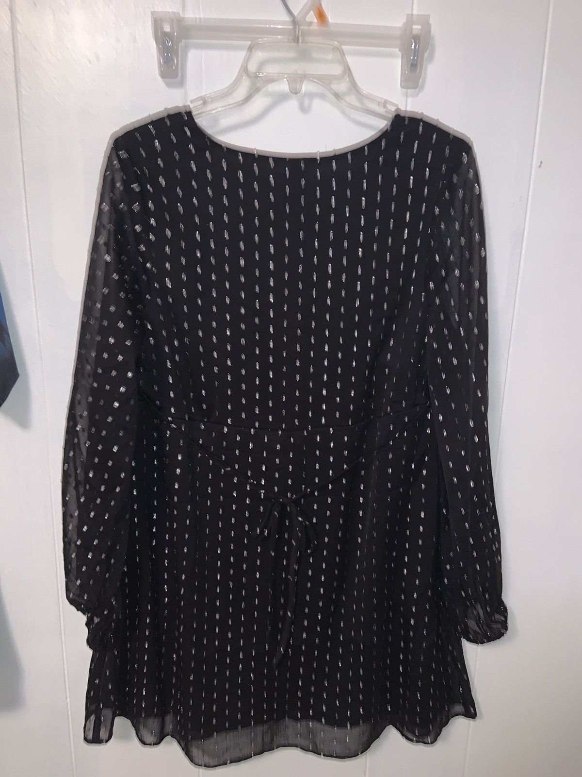 Old Navy Womens - V-Neck Swiss Dot - Mini Dress - Size Small Size S / US 4 / IT 40 - 7 Thumbnail