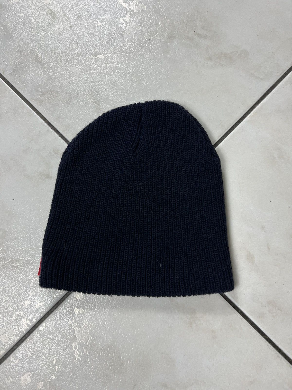 Supreme Supreme OG basic beanie navy knitted small logo hat cap Size ONE SIZE - 8 Thumbnail