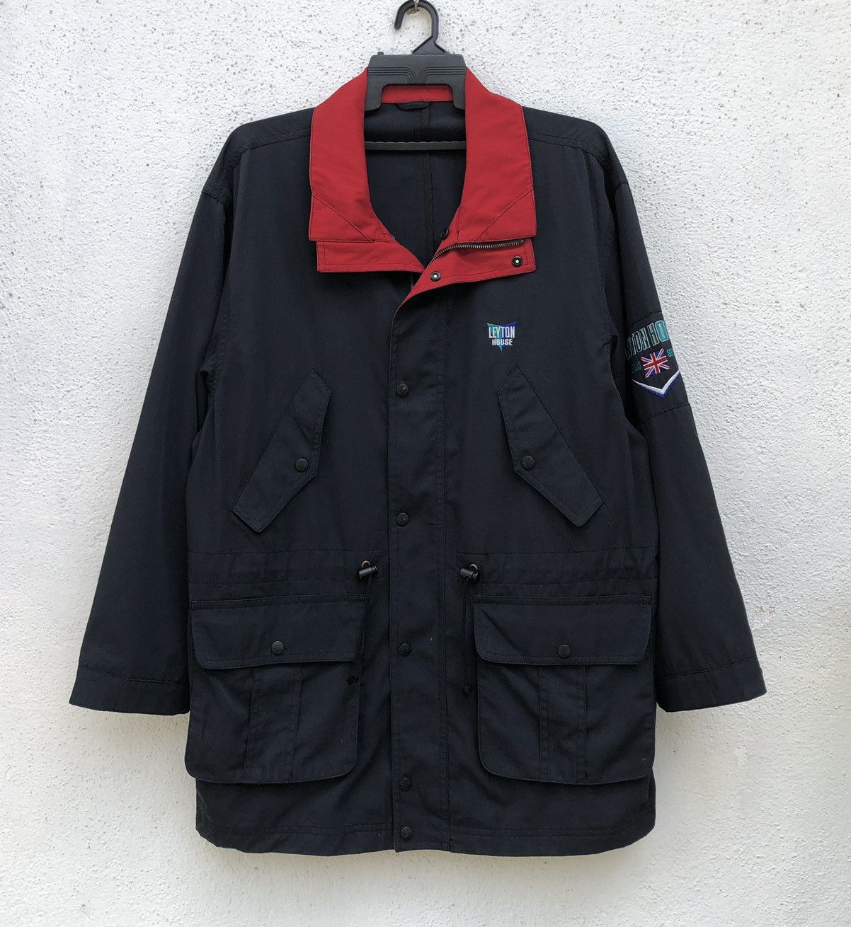 Japanese Brand Vintage Leyton House Versus Sports Multi Pocket Coach Jacket Size US XL / EU 56 / 4 - 2 Thumbnail
