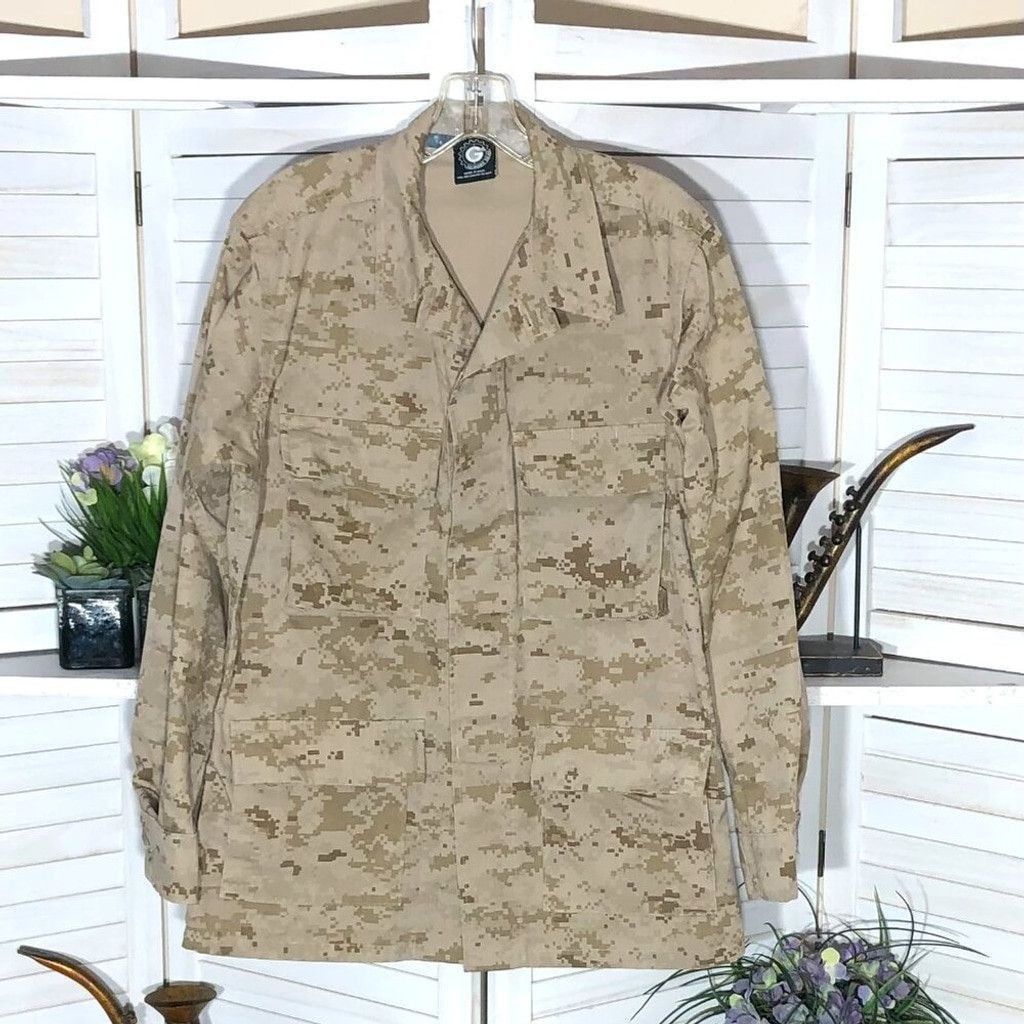 Other USMC Marine Corp issue camouflage cotton combat jacket S R Size US S / EU 44-46 / 1 - 1 Thumbnail