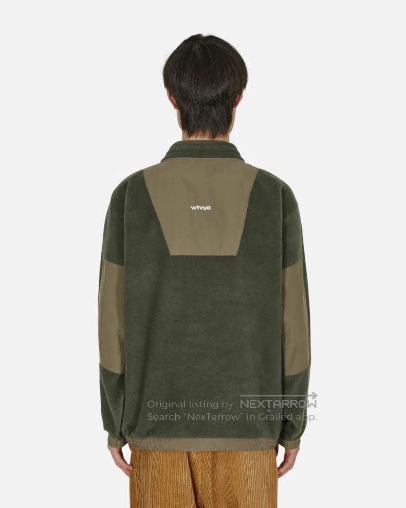 Wtaps Wtaps Military green half-zipper hooded fleece knit sweate Size US XL / EU 56 / 4 - 8 Thumbnail