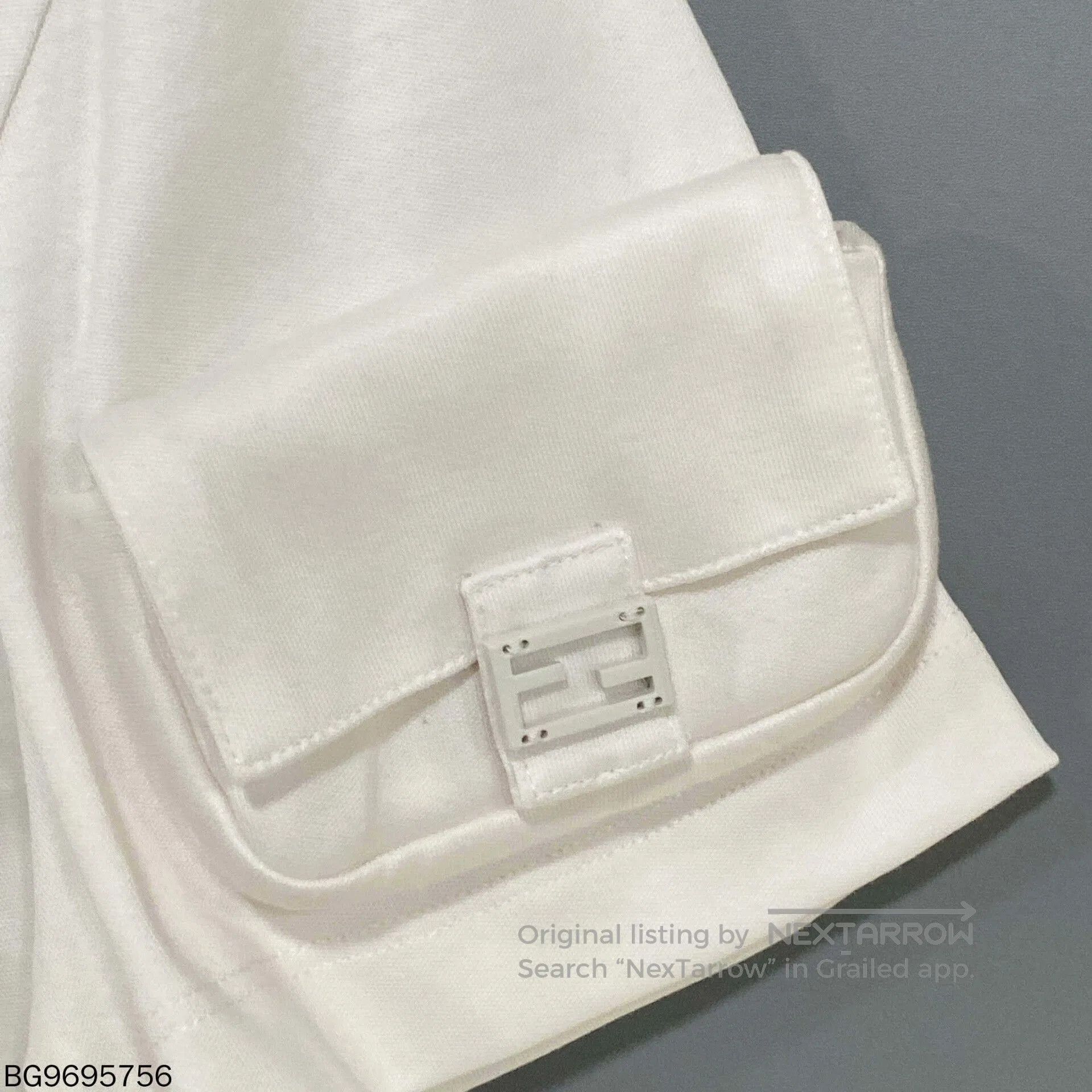 Fendi FENDI Cuff Double F Pocket Tee. Size US S / EU 44-46 / 1 - 6 Thumbnail