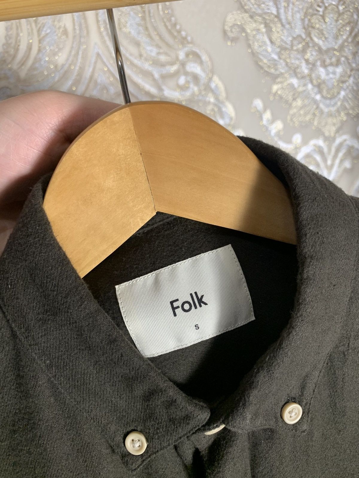 Folk VINTAGE FOLK CASUAL DESIGNER WOOL SHIRT JAPAN STYLE Y2K 90s Size US S / EU 44-46 / 1 - 3 Thumbnail