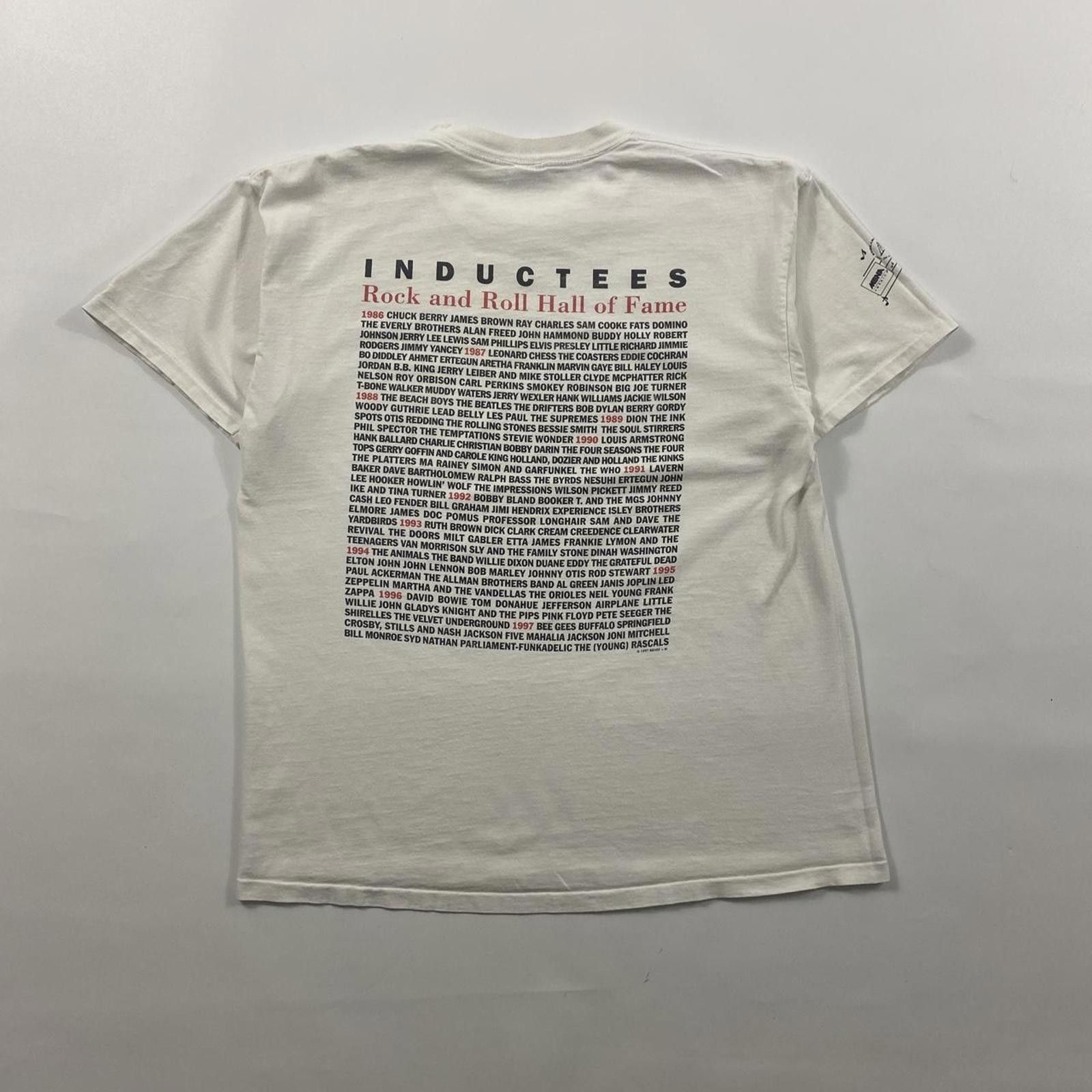 Vintage Inductees Rock and Roll Hall of Fame 1991 t shirt Size US L / EU 52-54 / 3 - 1 Thumbnail