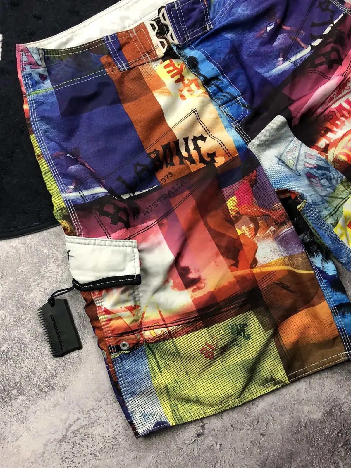 Billabong BILLABONG Vintage Y2k Swim Serf Beach Style Shorts Streetwea Size US 33 - 3 Thumbnail