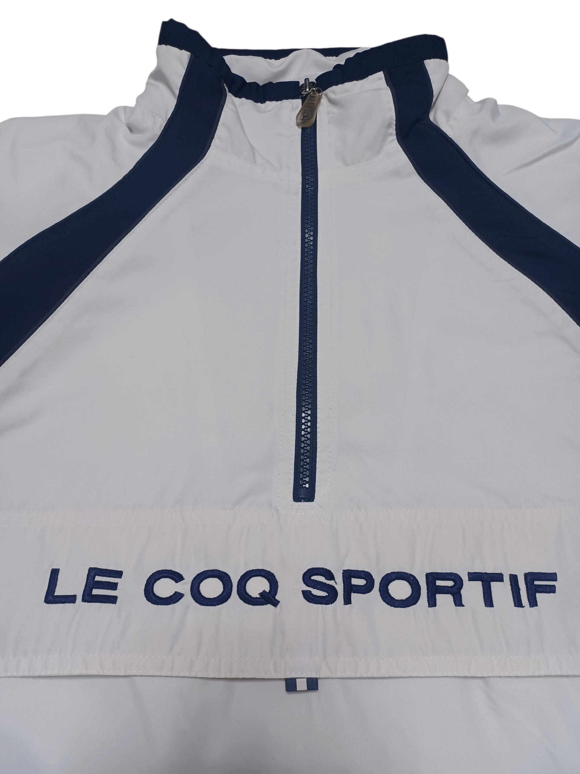 Le Coq Sportif LE COQ SPORTIF VINTAGE NYLON BIG LOGO ANORAK JACKET Size US M / EU 48-50 / 2 - 2 Thumbnail