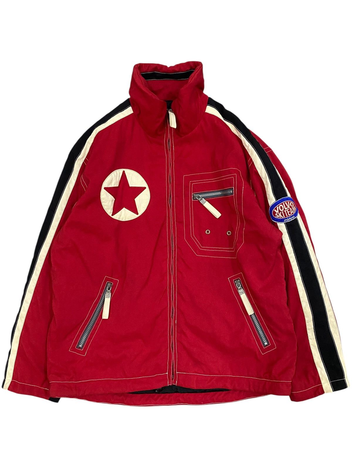 Vintage Vintage Mistral x Volvo Ski Team Racing Jacket 90s Star Logo Size US S / EU 44-46 / 1 - 2 Thumbnail