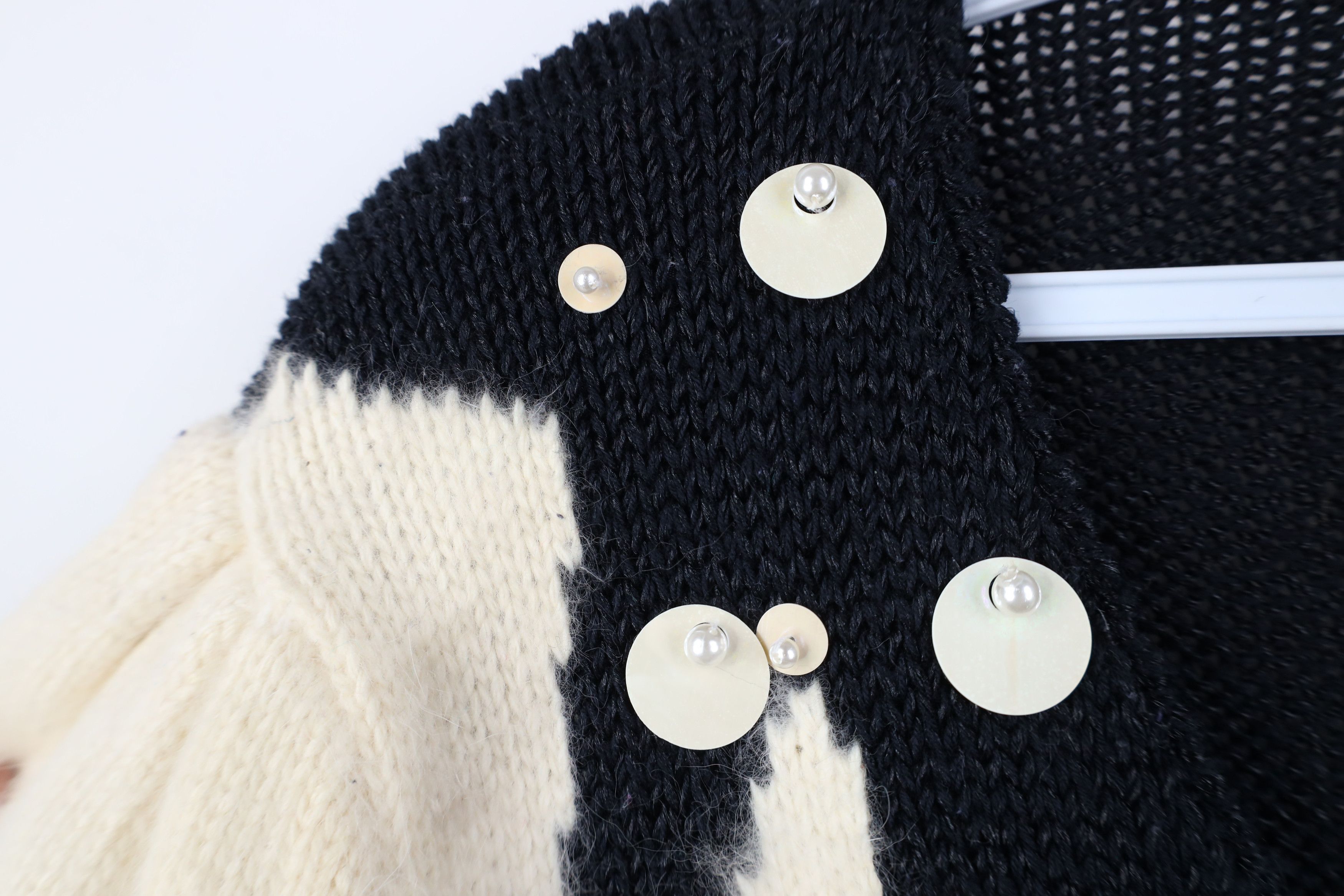 Vintage Vintage 80s 90s Streetwear Puff Sleeve Angora Blend Sweater Size M / US 6-8 / IT 42-44 - 6 Thumbnail