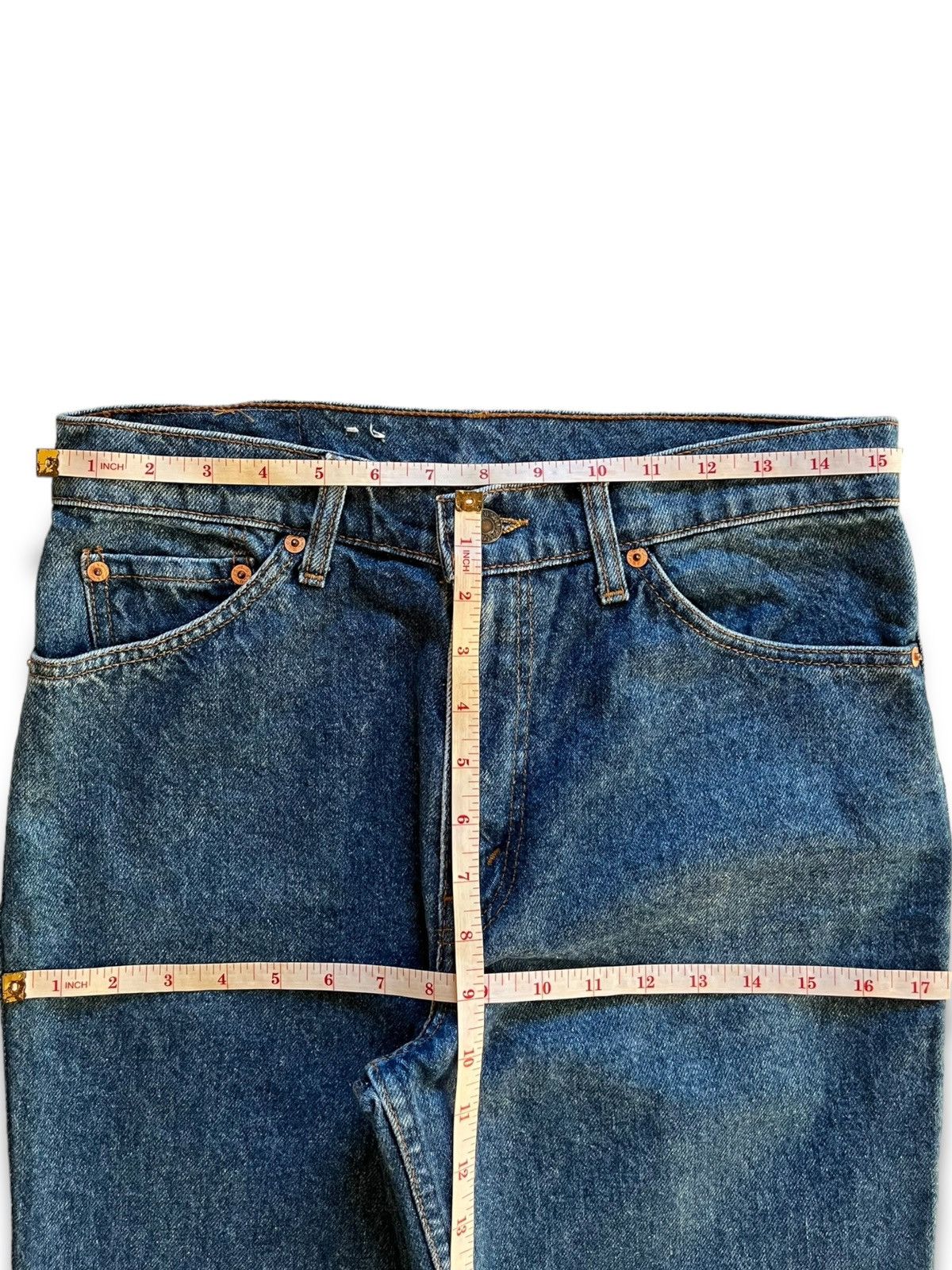 Levi's × Levi's Vintage Clothing Vintage 90s Levis 505 Loose Style Classic Blue Jeans Size 30" / US 8 / IT 44 - 10 Thumbnail