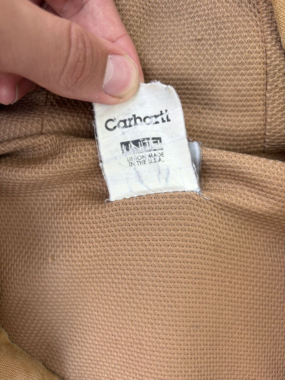 Carhartt Vintage 90s Tan Carhartt Work Jacket Size US XXL / EU 58 / 5 - 5 Thumbnail