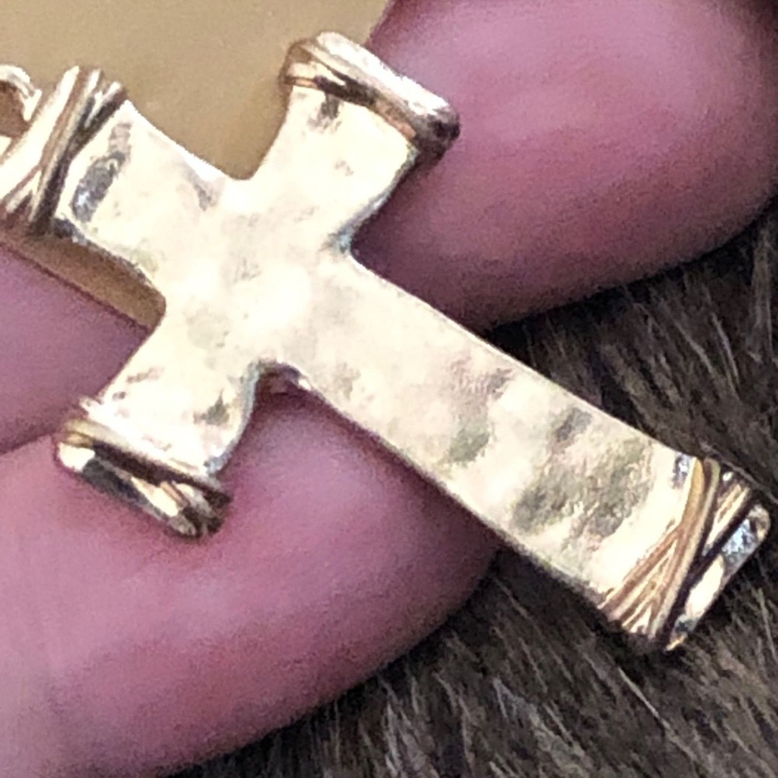 Vintage Vintage repurpose gold tone cross earrings Size ONE SIZE - 4 Thumbnail