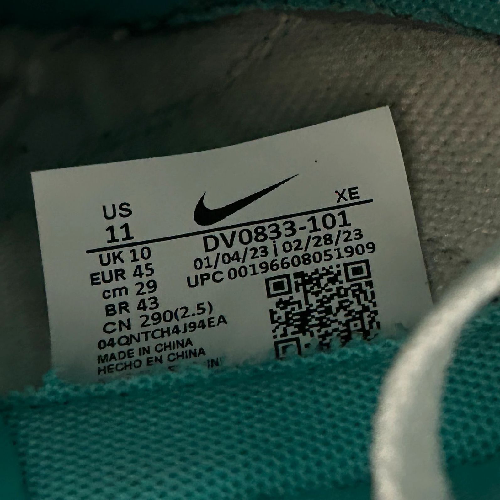 Nike Nike Dunk Low Retro White Clear Jade Bttys sneakers Size US 12 / EU 45 - 10 Thumbnail