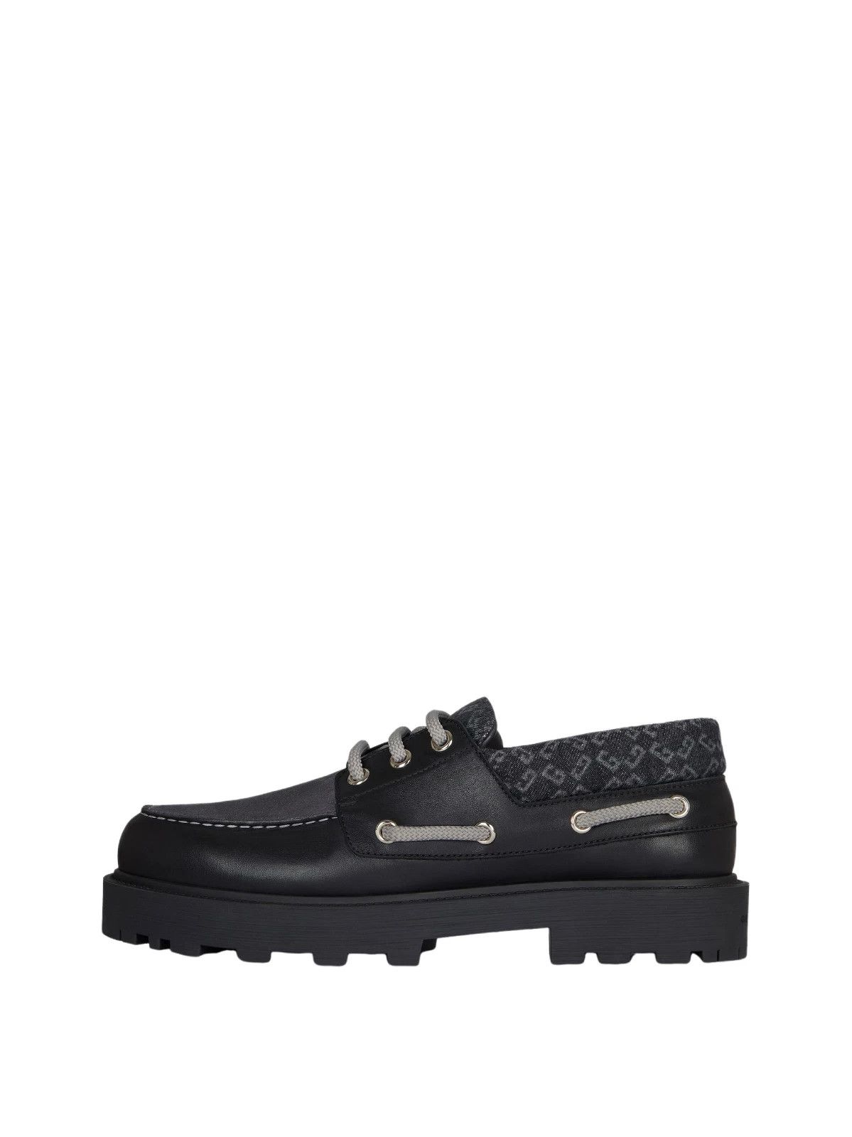 Givenchy GIVENCHY Storm Black Leather Suede Boat Shoes New Size US 5.5 / EU 38 - 3 Thumbnail