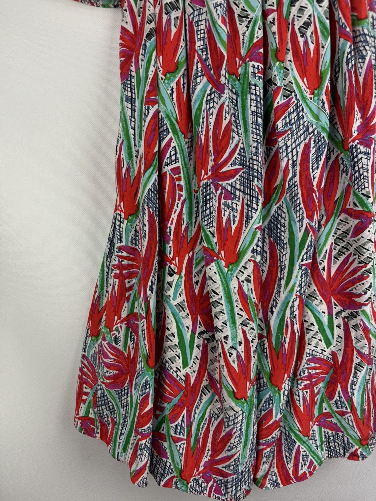 Kenzo Kenzo Ladies Floral Pattern Short Sleeve Silk Tunic Dress Size XS / US 0-2 / IT 36-38 - 19 Thumbnail