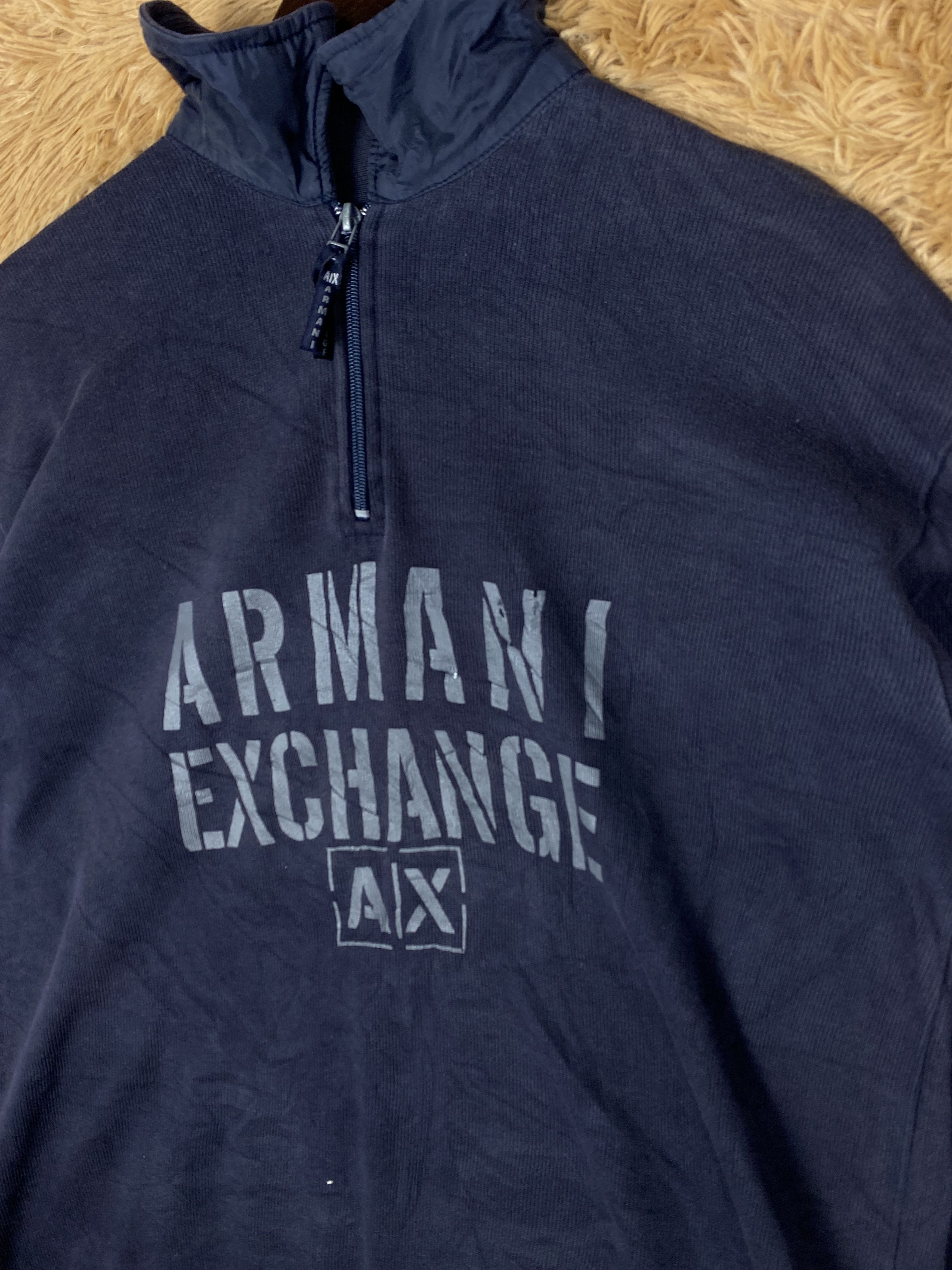Armani Exchange Vintage Armani Exchange Halfzipper Sweatshirts PS0311 Size US M / EU 48-50 / 2 - 3 Thumbnail
