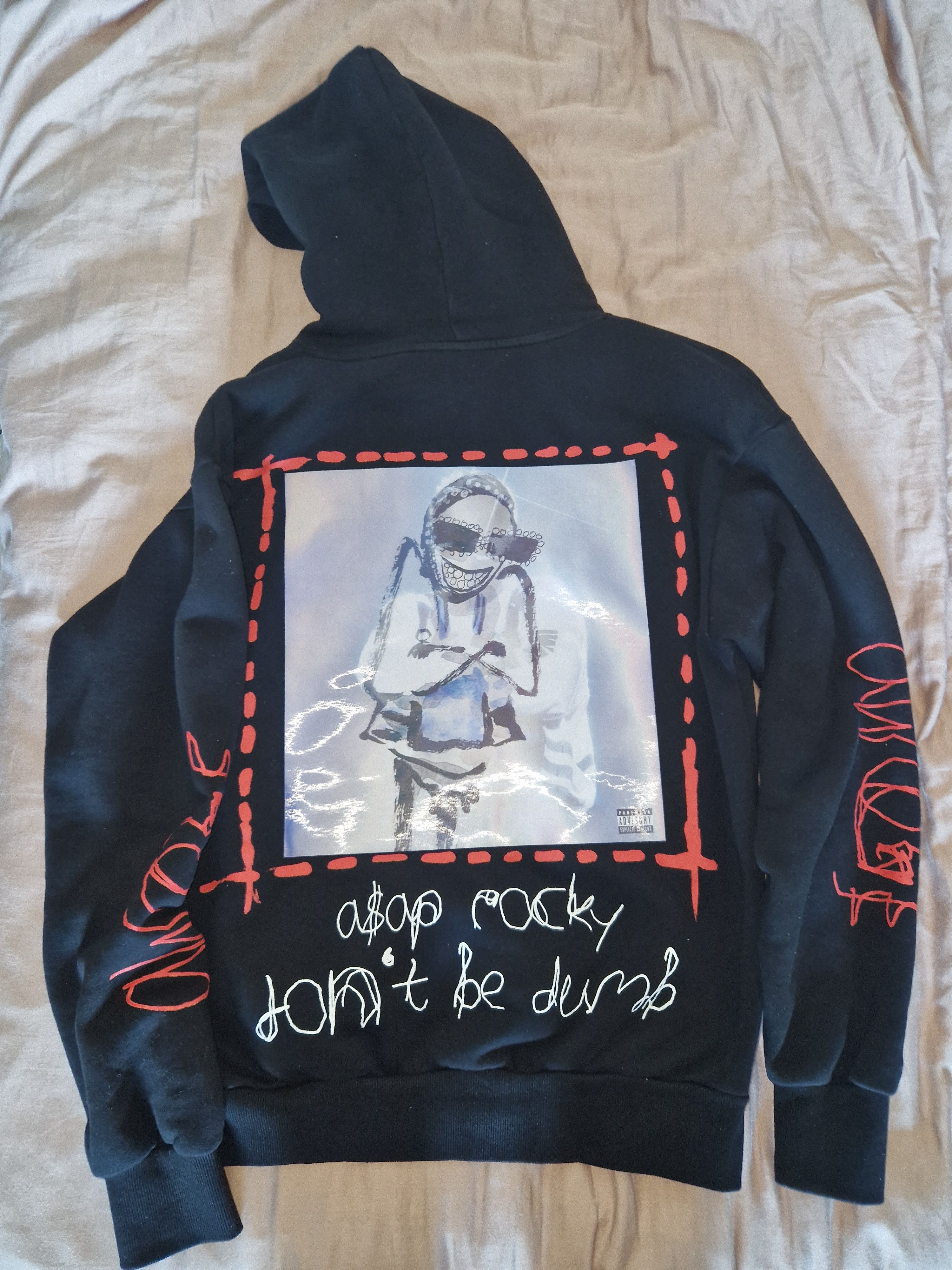 AWGE A$AP Rocky don't be dumb Rugahand Hoodie CD Box Set Medium Size US M / EU 48-50 / 2 - 2 Thumbnail