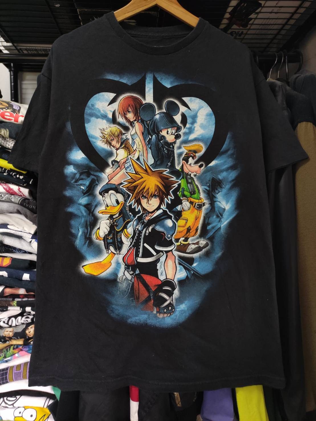 Disney Kingdom Hearts Disney Game Promo Big Print T-Shirt Size US L / EU 52-54 / 3 - 2 Thumbnail