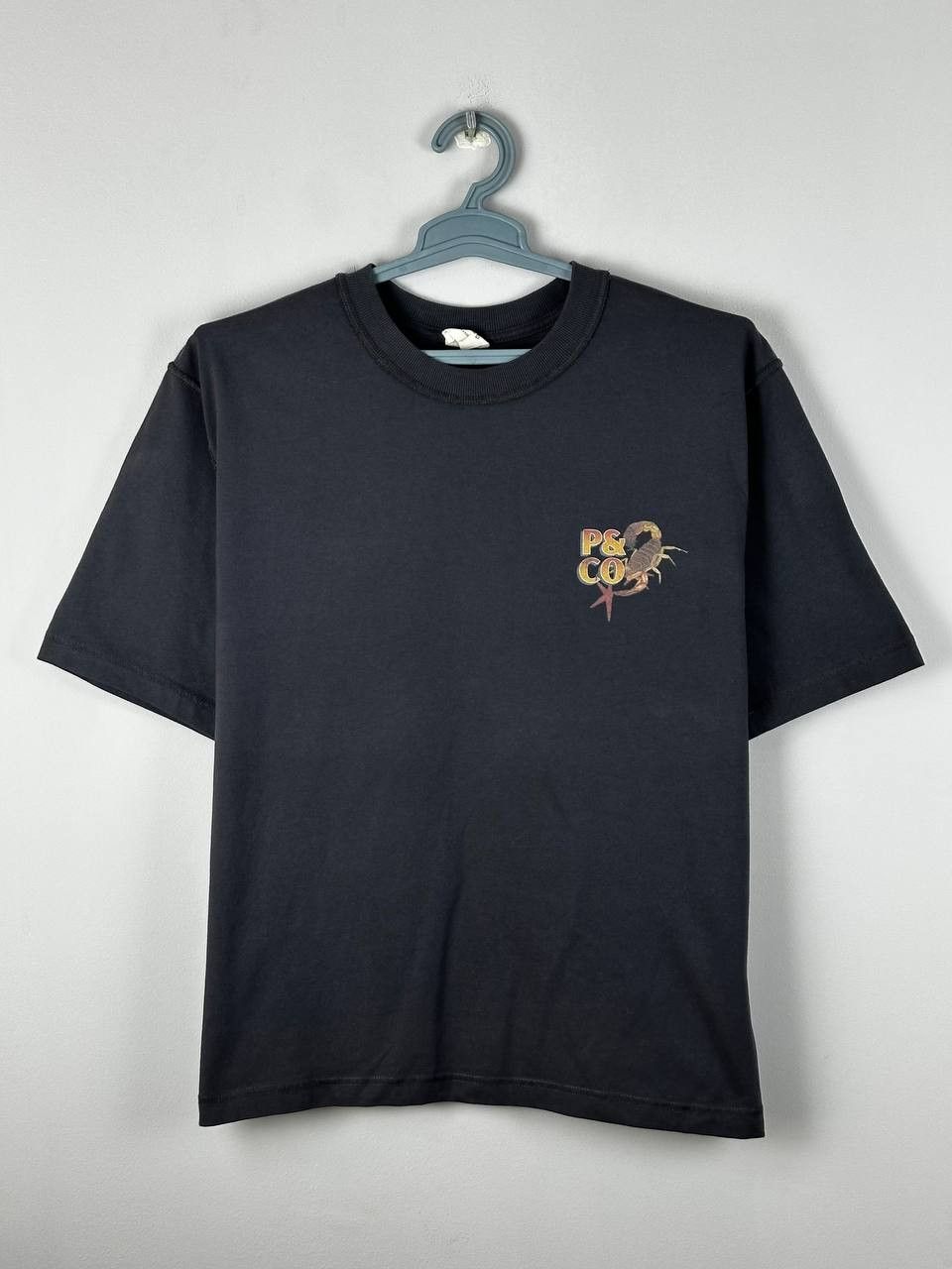 Vintage P&Co “two Shot Sinners Club” Big Logo T-Shirt Men’s Size S in Gray, Men's — image 2 of 6