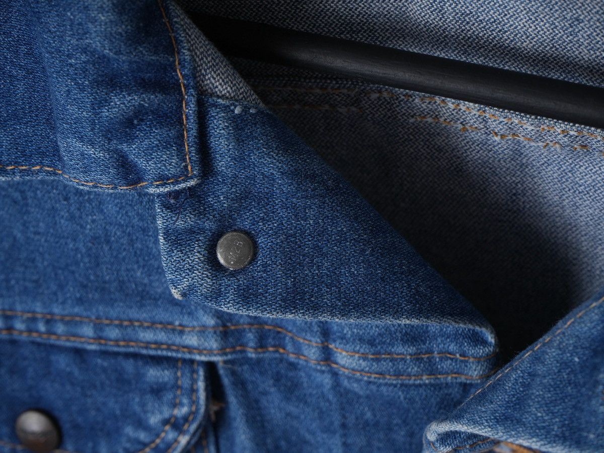 Vintage Vintage 80's Wrangler 124MJ Western Faded Blue Denim Jacket Size US M / EU 48-50 / 2 - 6 Thumbnail