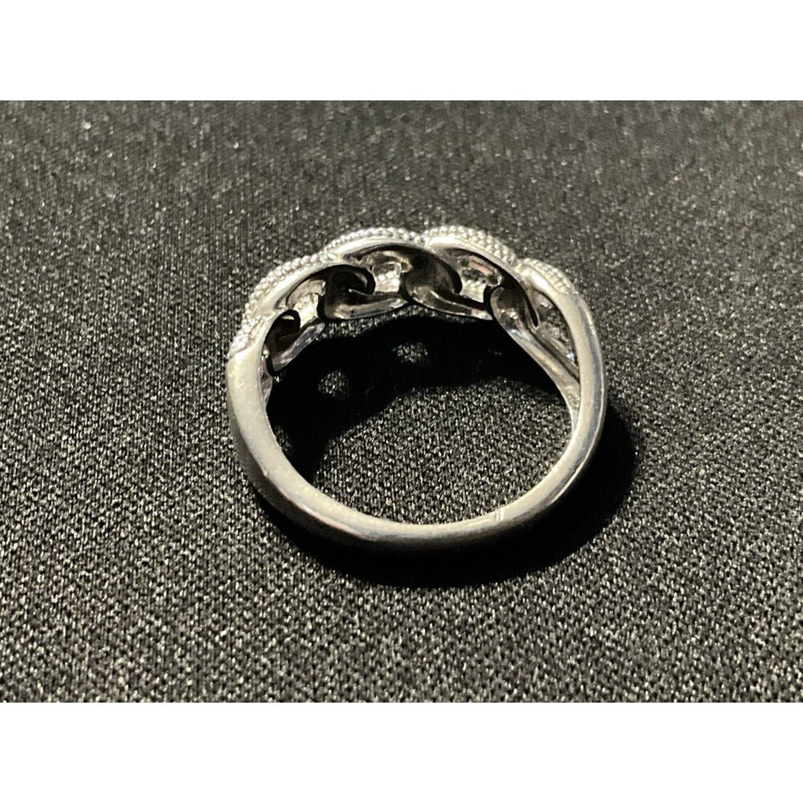 Other 925 Chain Link Textured Ring Size 7 Size ONE SIZE - 4 Thumbnail