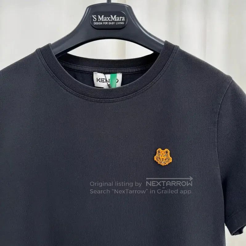 Kenzo KENZO Black Cotton Embroidered Tiger Head T-shirt . Size S / US 4 / IT 40 - 3 Thumbnail