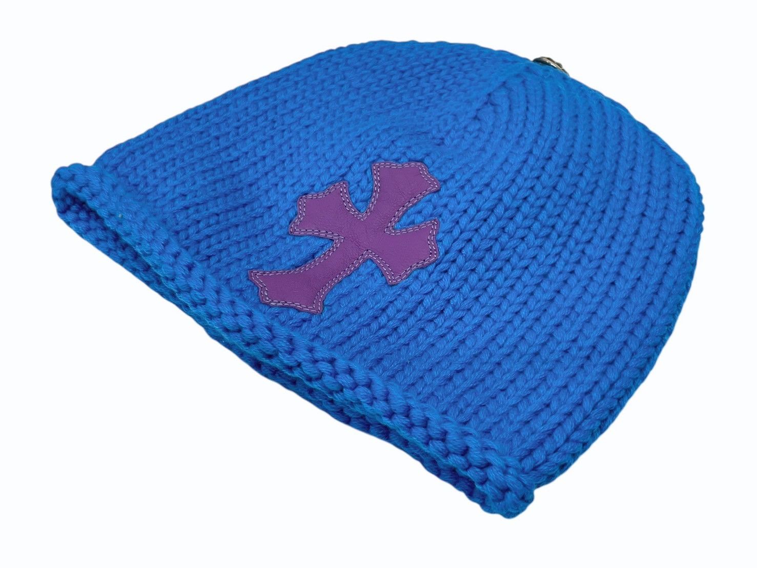 Chrome Hearts Chrome Hearts Cross Patch Knit Beanie Size ONE SIZE - 3 Thumbnail