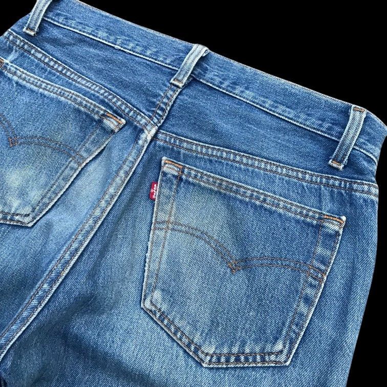 Levi's Vintage Levis 501 lightwash dirty faded jean 90s usa W30x29 Size US 30 / EU 46 - 4 Thumbnail