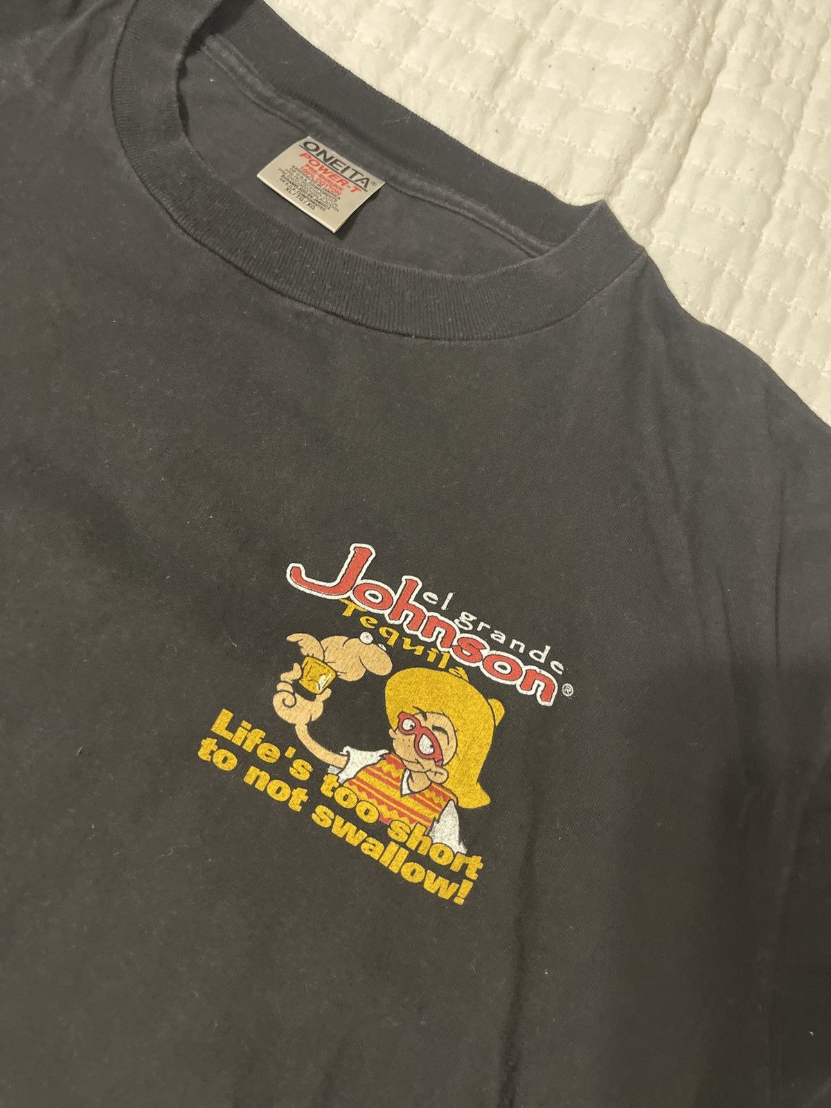 Vintage Vintage tee El grande Johnson Tequila Size US XL / EU 56 / 4 - 4 Thumbnail