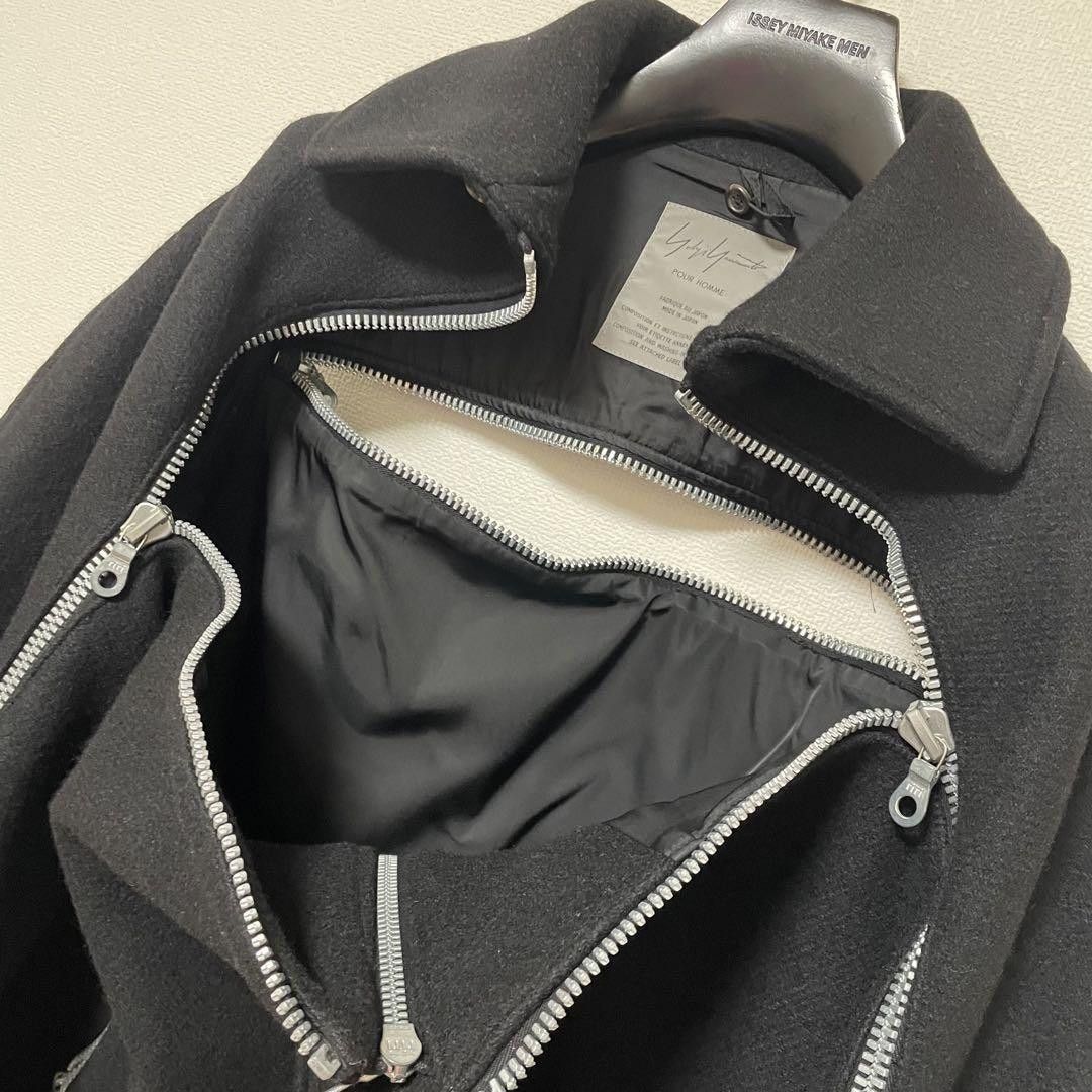 Yohji Yamamoto yohji yamamoto pour homme zipper design wool jacket Size US M / EU 48-50 / 2 - 3 Thumbnail