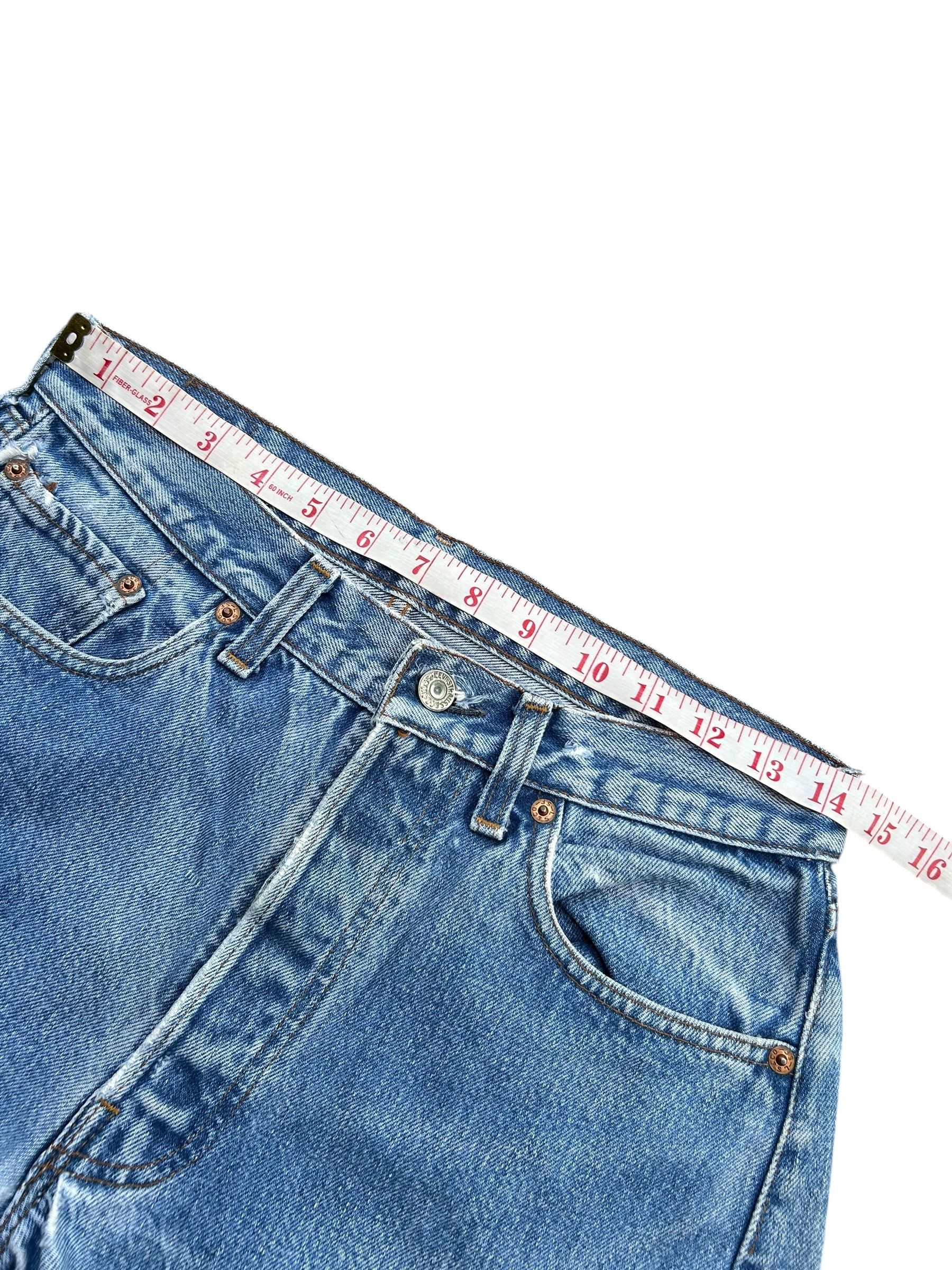 Levi's × Vintage Vintage Levis 501 Rindem Selvedge Distressed Denim Jeans Size US 29 - 15 Thumbnail
