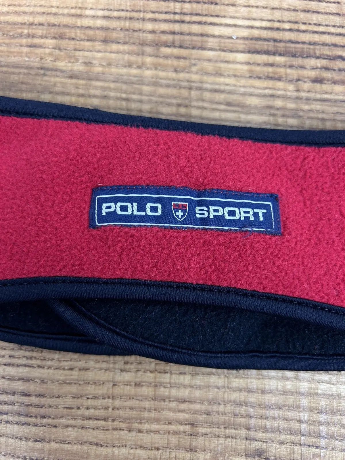 Polo Ralph Lauren 00s Vintage Ralph Lauren Polo Sport Fleece Headband Size ONE SIZE - 2 Thumbnail