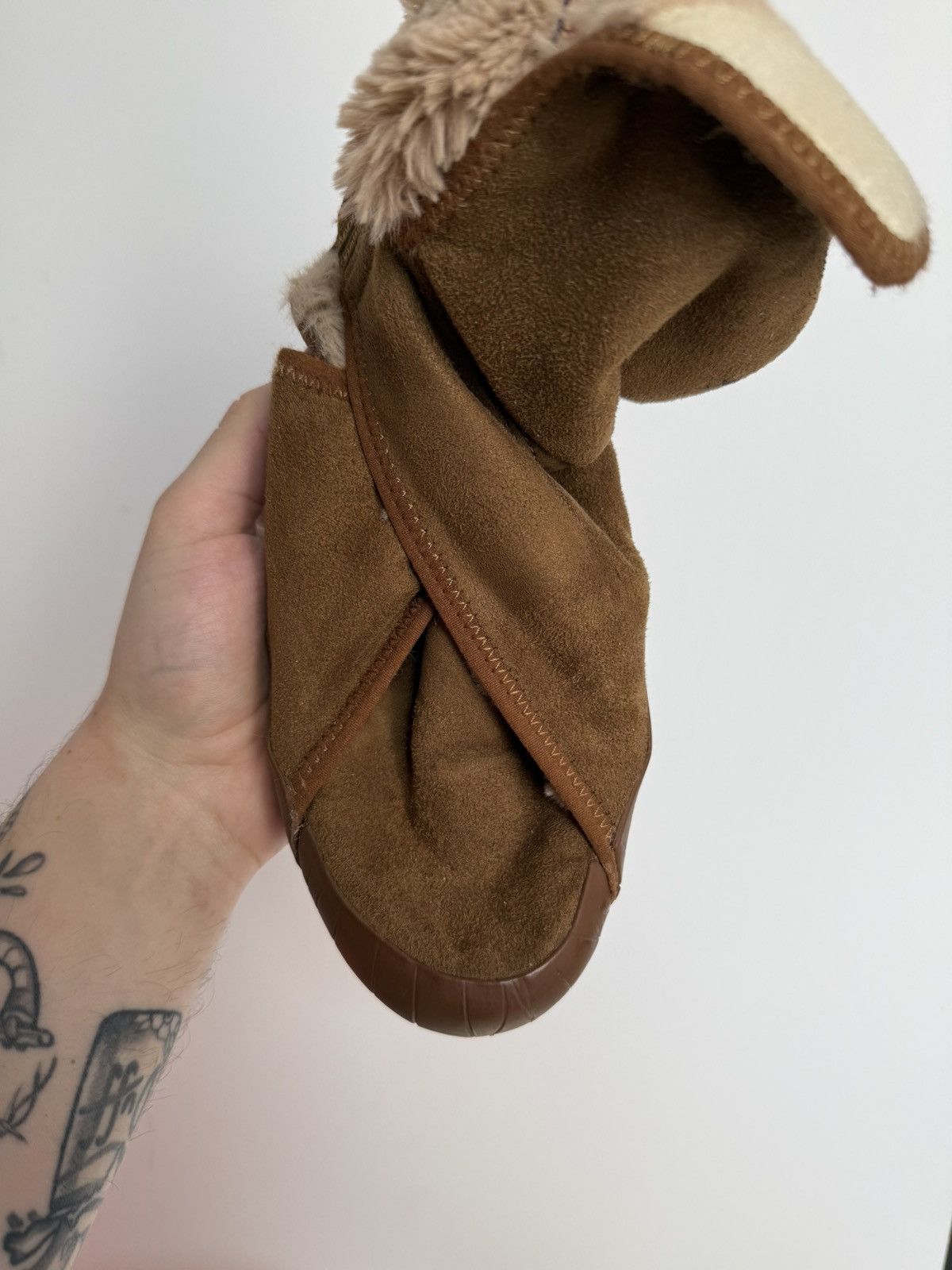 Japanese Brand Rare Furoshiki Vibram Y2K Fur Suede Japanese Shoes Size38-39 Size US 6.5 / EU 39-40 - 11 Thumbnail