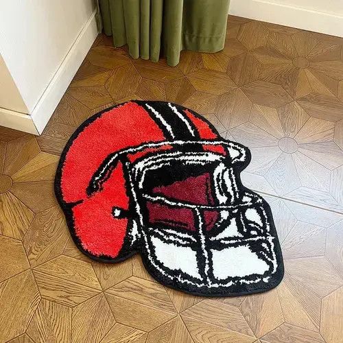 Designer Football Helmet Rugs Size ONE SIZE - 2 Thumbnail