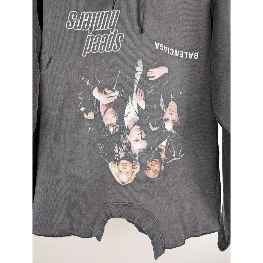 Balenciaga o1rshd1 Hoodie in Black Size US M / EU 48-50 / 2 - 5 Thumbnail