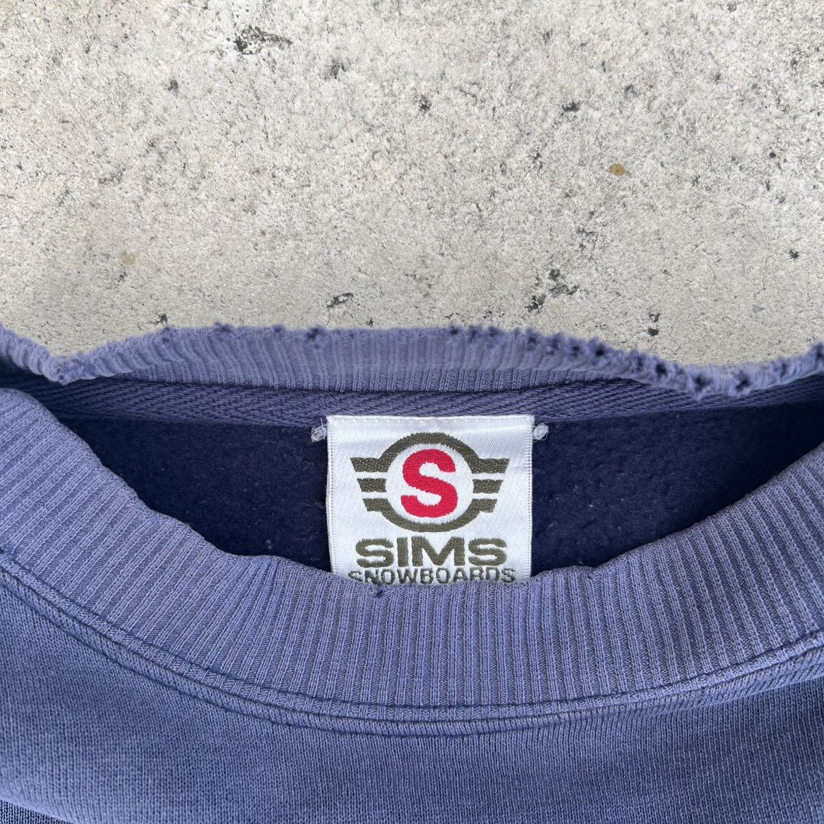 Hook-Ups × Powell Peralta × Thrasher Vintage 90’s Sims Snowboards Surf Skate crewneck Size US M / EU 48-50 / 2 - 4 Thumbnail