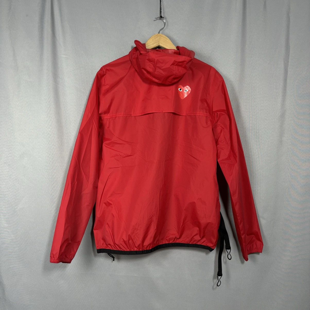Play Comme des Garson K-way jacket red large luxury
