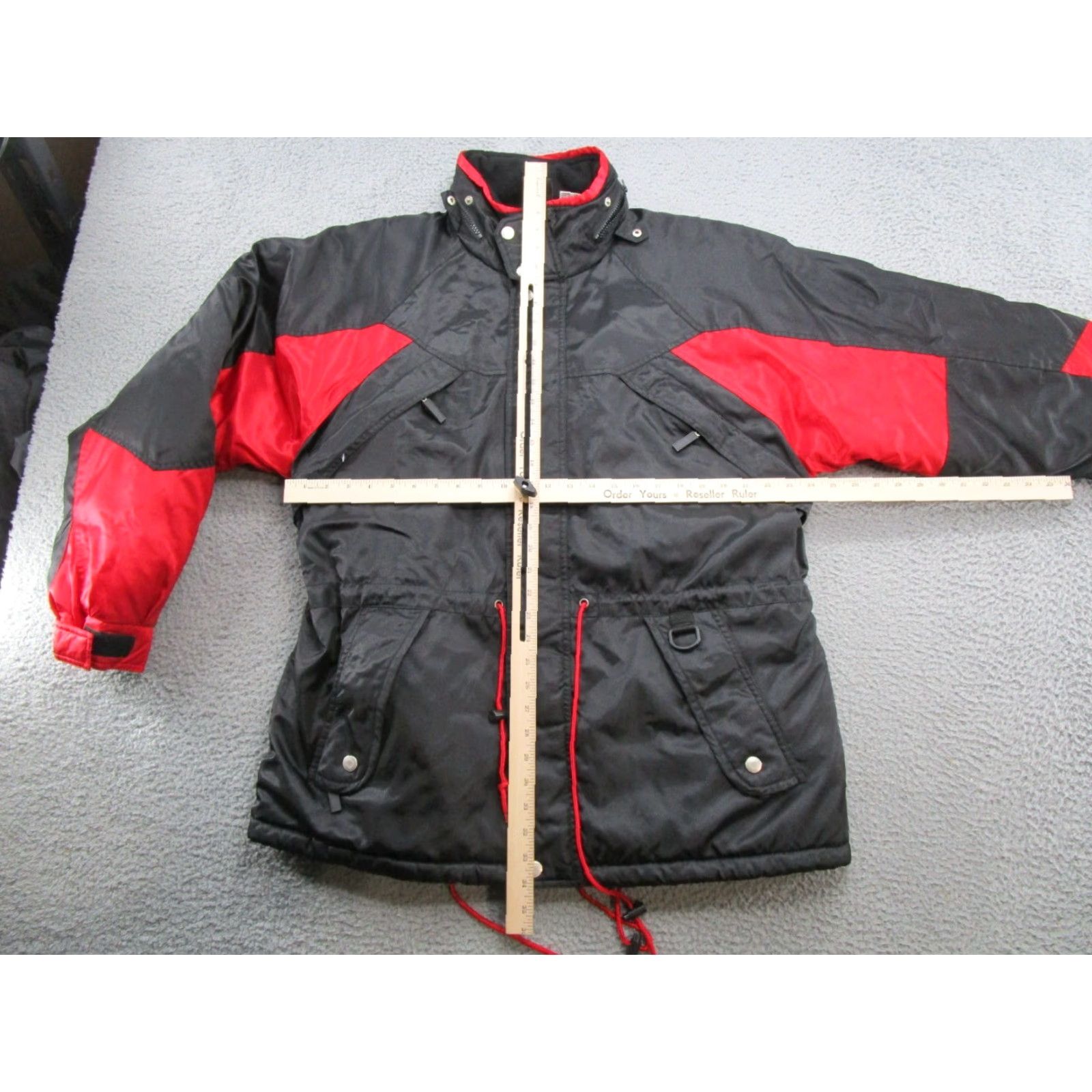 Marlboro VINTAGE Marlboro Logo Cinch Jacket Outdoor 90's Y2K Black L Mens Short Bomber Jacket Read Read Size US L / EU 52-54 / 3 - 6 Thumbnail